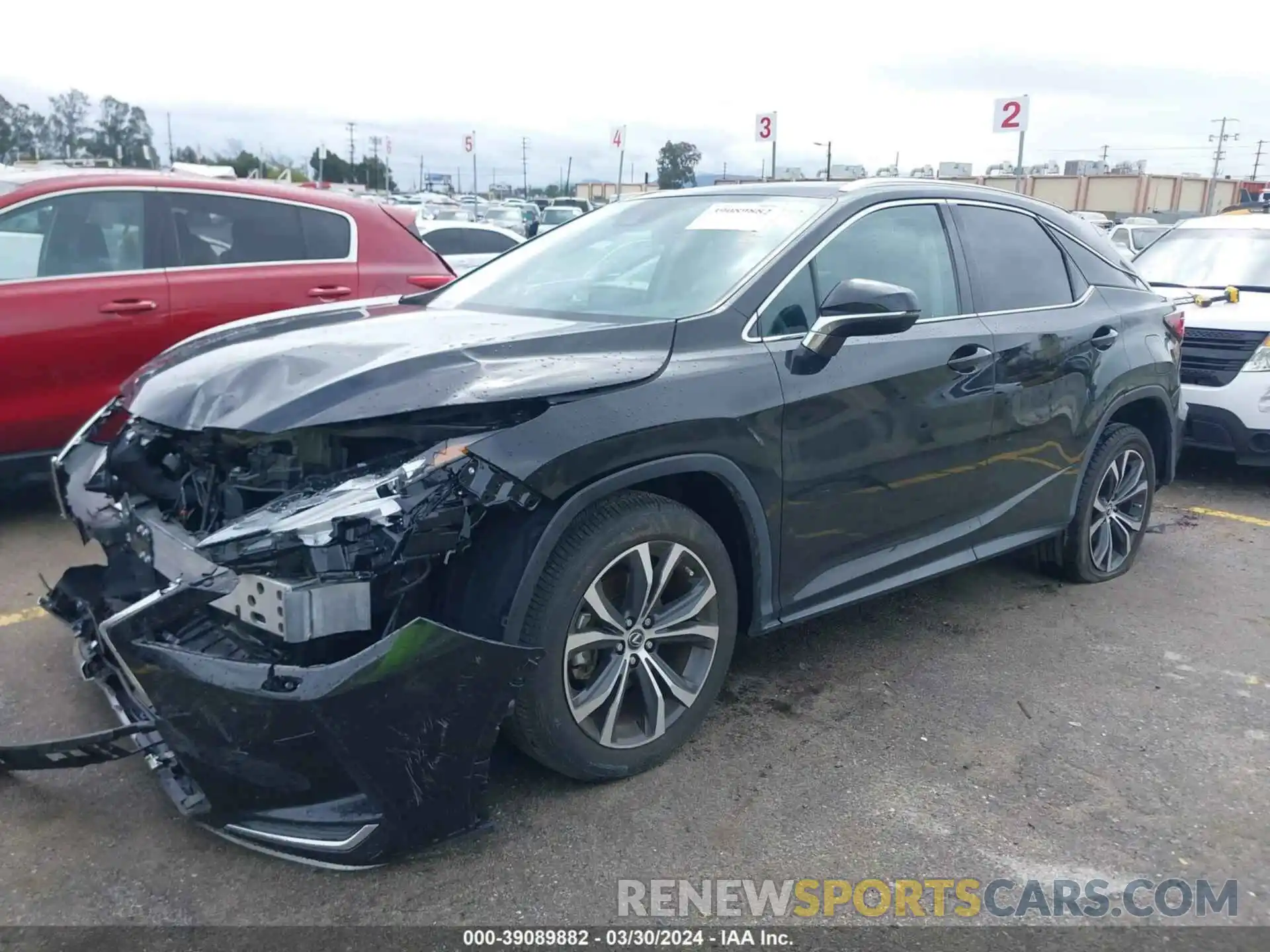 2 Photograph of a damaged car 2T2HZMAA7NC219439 LEXUS RX 2022