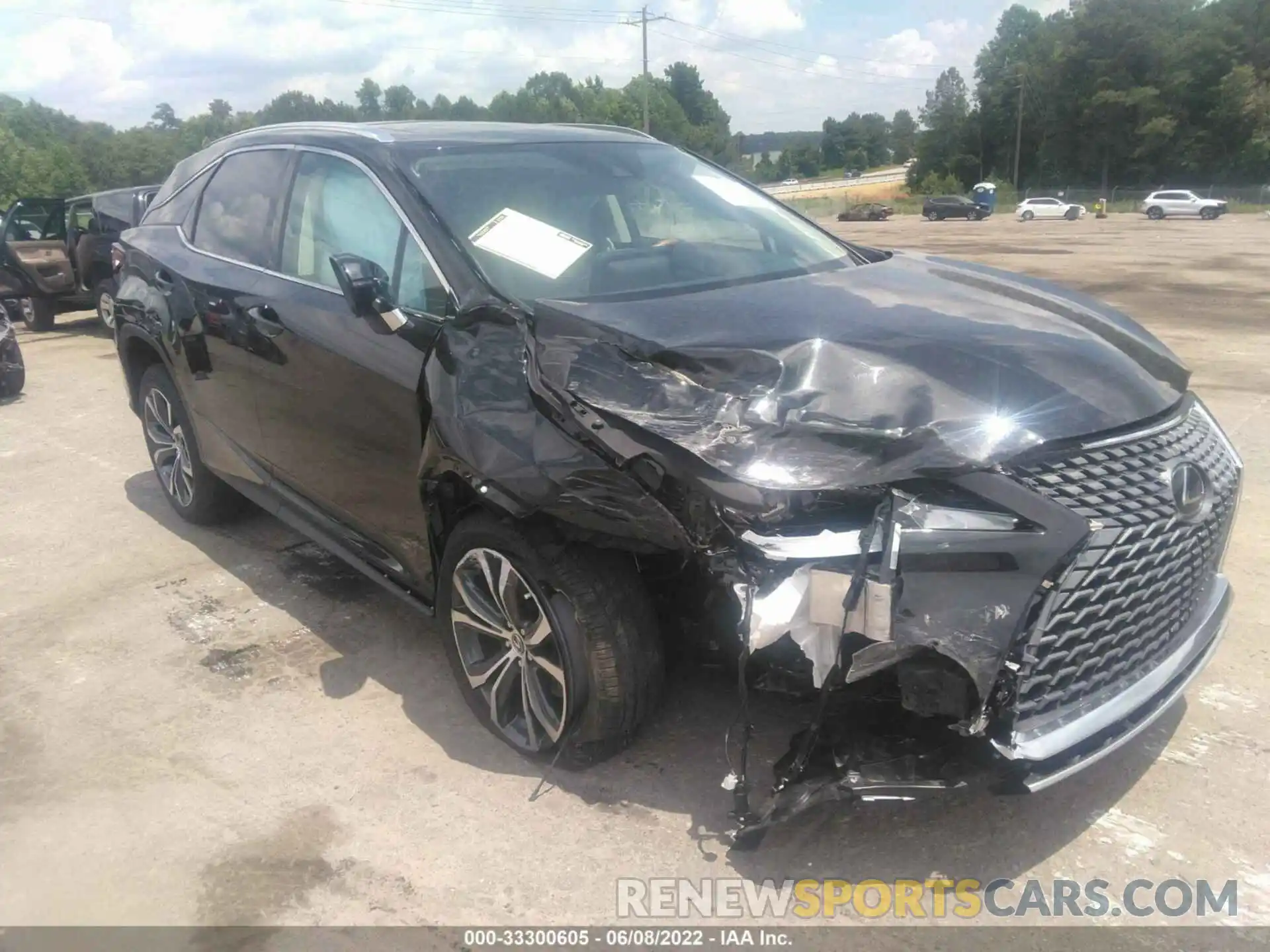 1 Photograph of a damaged car 2T2HZMAA9NC238882 LEXUS RX 2022