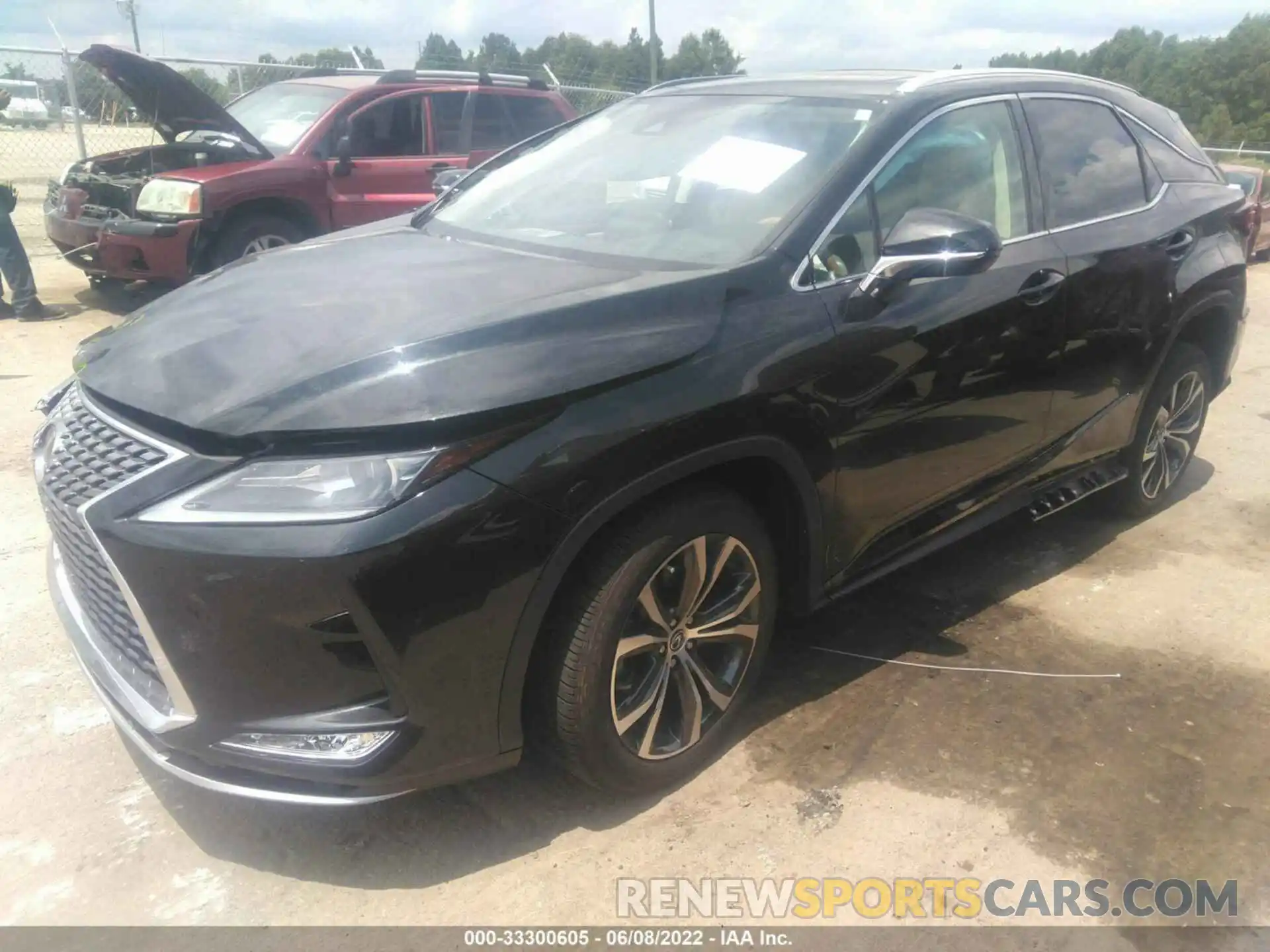 2 Photograph of a damaged car 2T2HZMAA9NC238882 LEXUS RX 2022