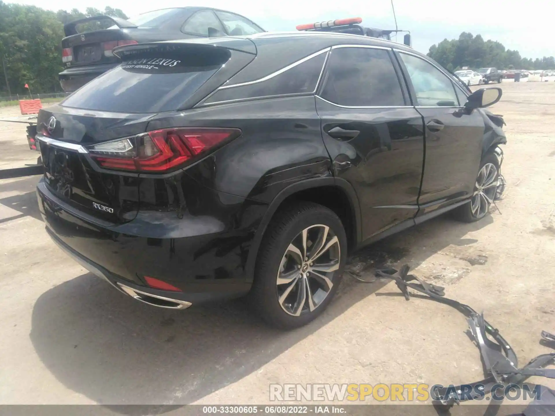 4 Photograph of a damaged car 2T2HZMAA9NC238882 LEXUS RX 2022