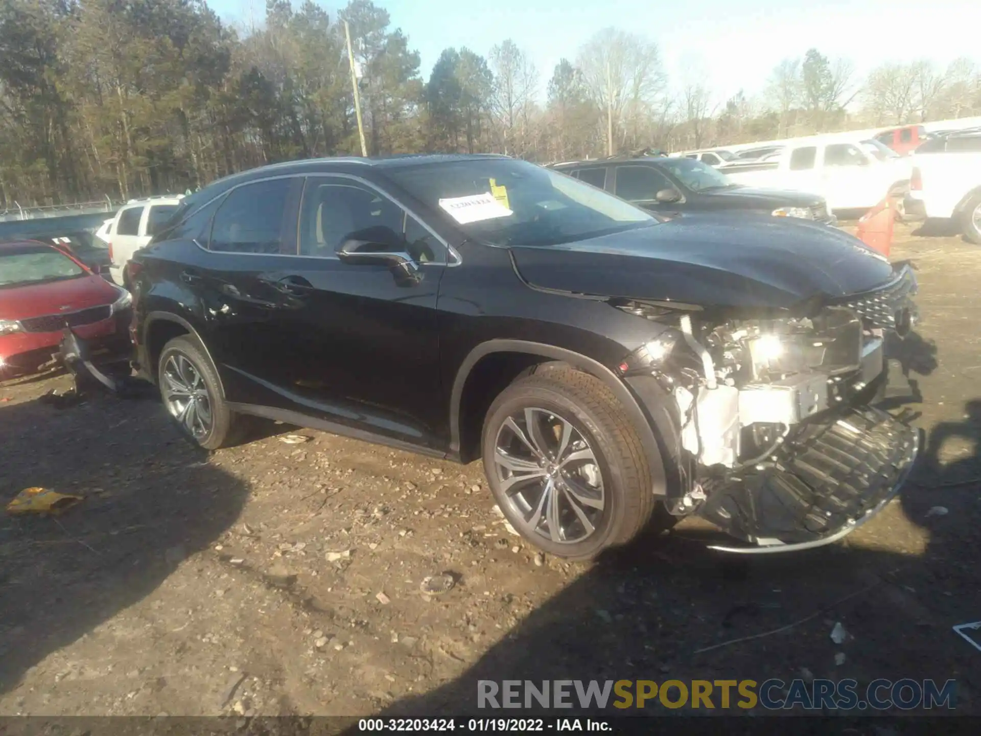 1 Photograph of a damaged car 2T2HZMAAXNC223856 LEXUS RX 2022