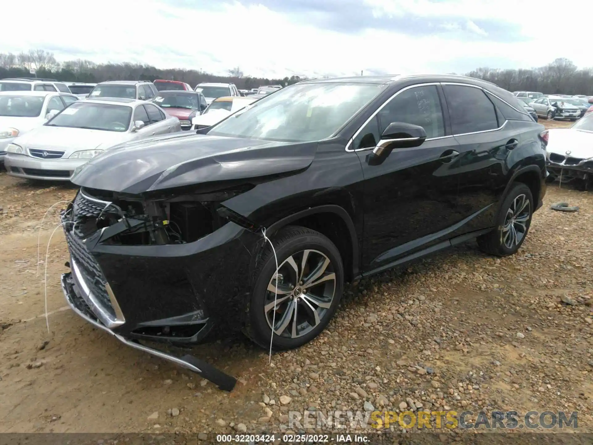 2 Photograph of a damaged car 2T2HZMAAXNC223856 LEXUS RX 2022