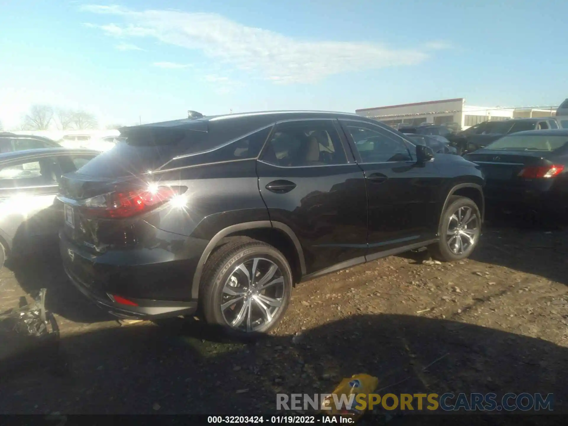 4 Photograph of a damaged car 2T2HZMAAXNC223856 LEXUS RX 2022