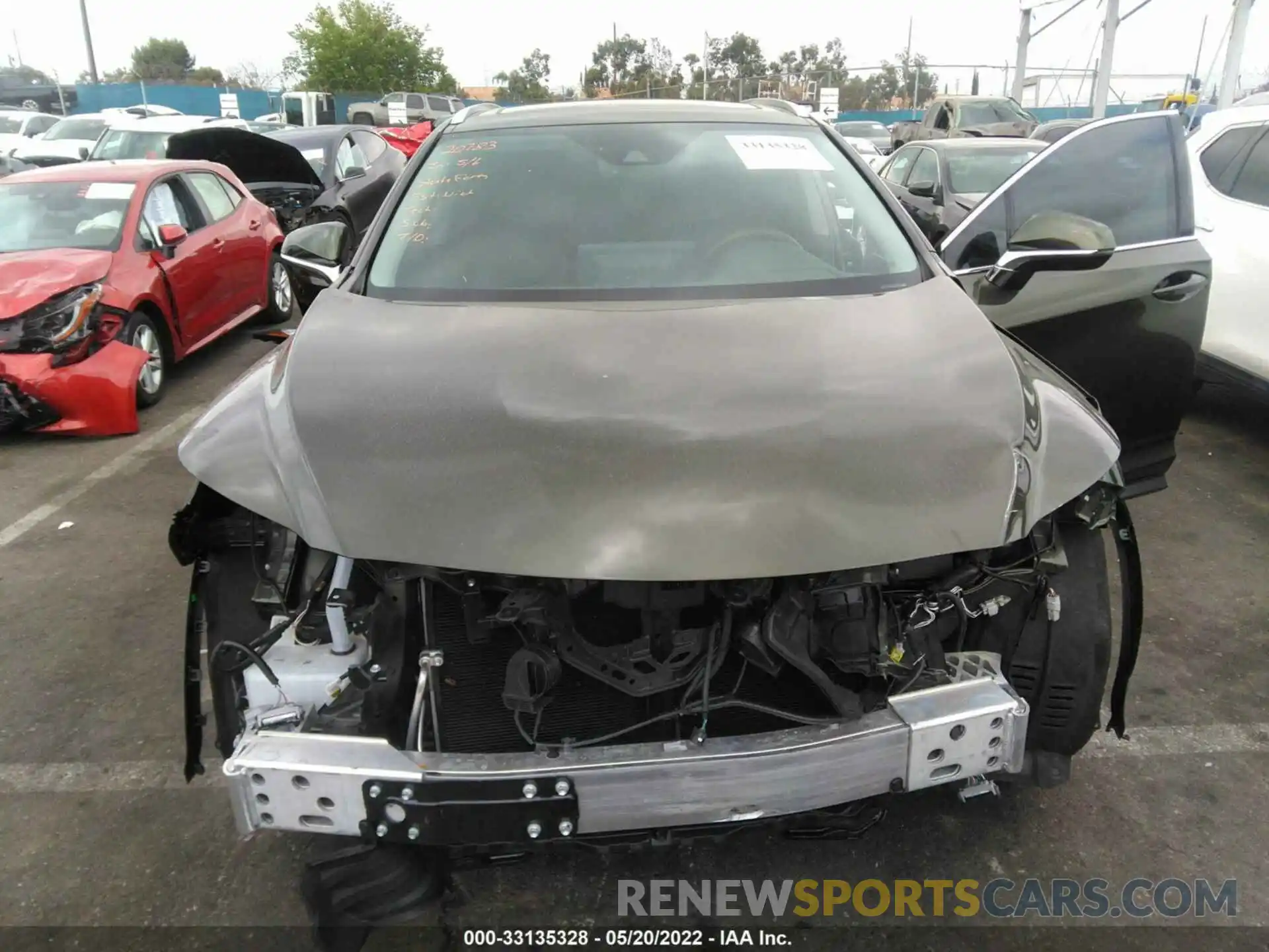 10 Photograph of a damaged car 2T2HZMAAXNC226188 LEXUS RX 2022