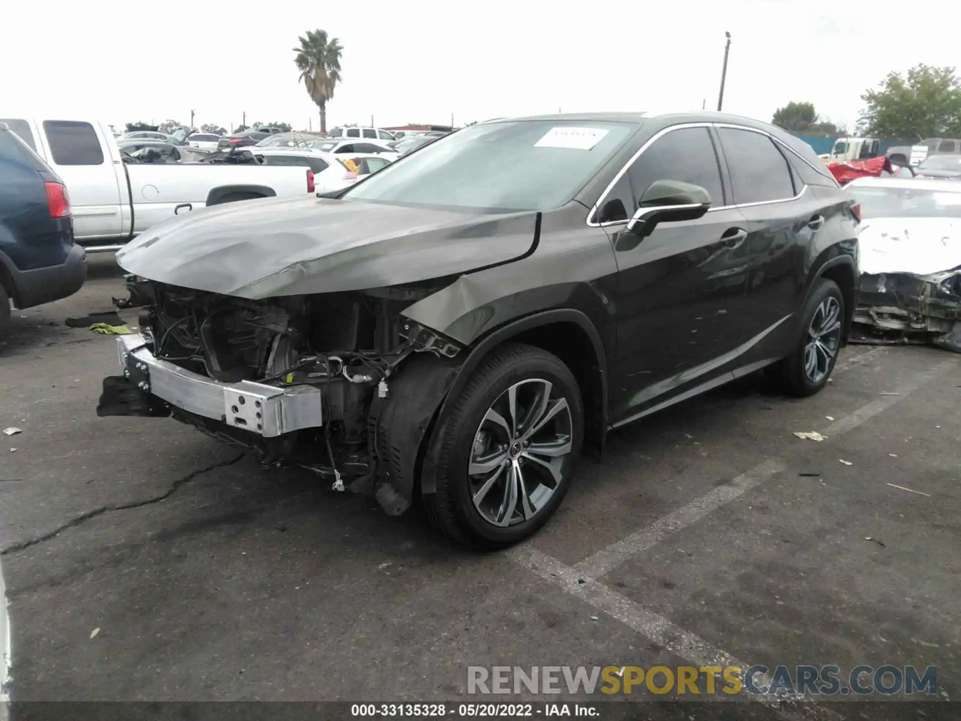 2 Photograph of a damaged car 2T2HZMAAXNC226188 LEXUS RX 2022