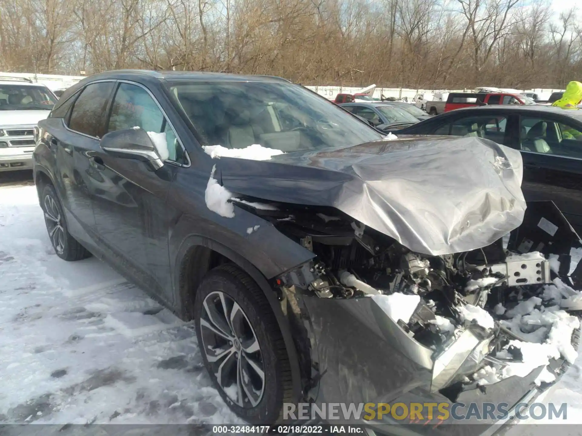 1 Photograph of a damaged car 2T2HZMDA0NC308815 LEXUS RX 2022