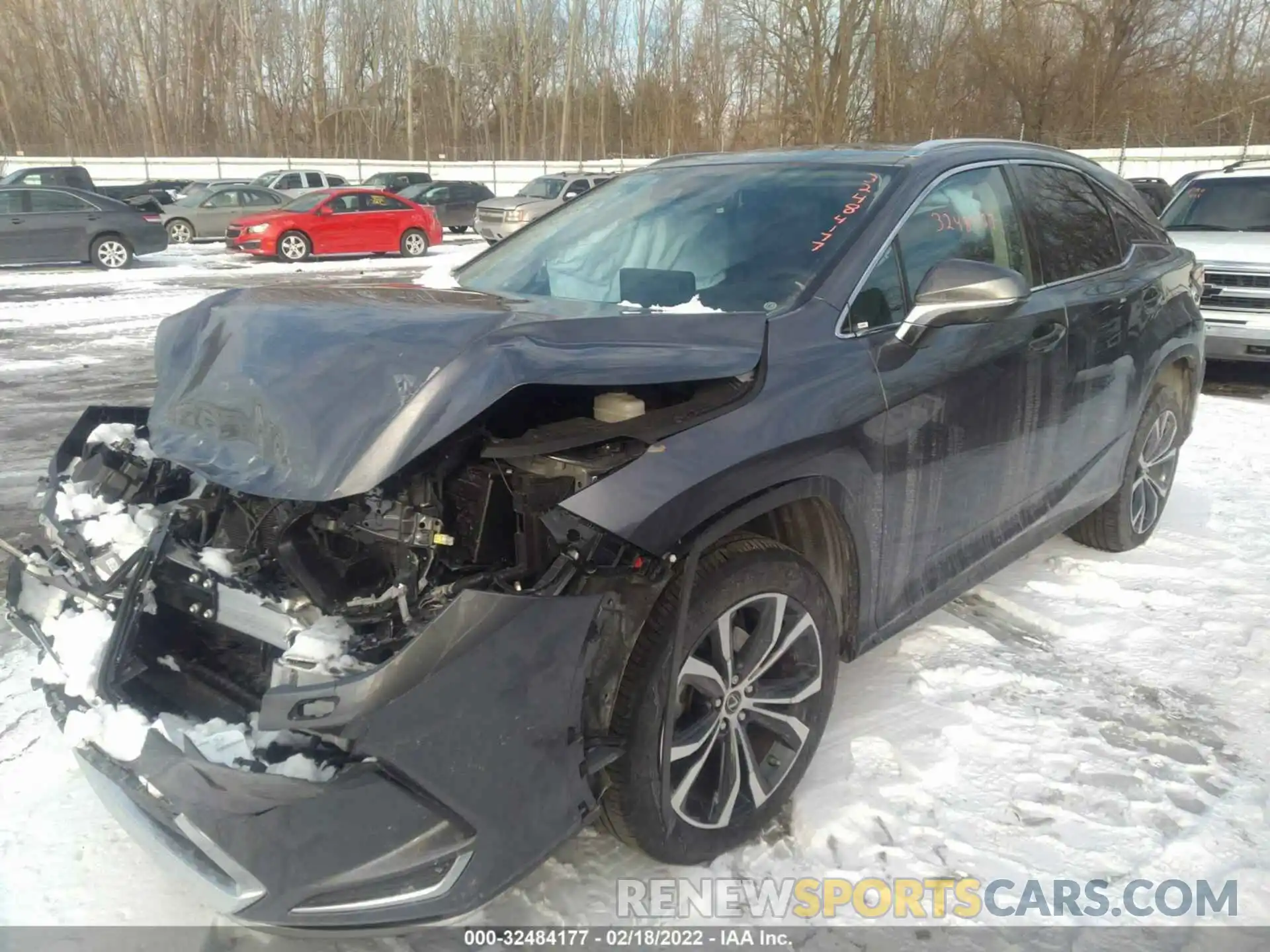 2 Photograph of a damaged car 2T2HZMDA0NC308815 LEXUS RX 2022