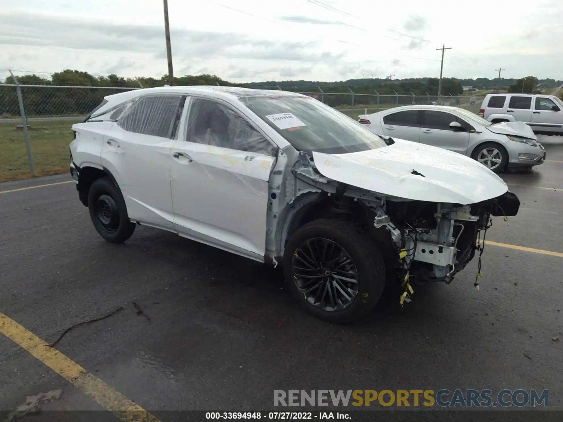 1 Photograph of a damaged car 2T2HZMDA0NC313433 LEXUS RX 2022