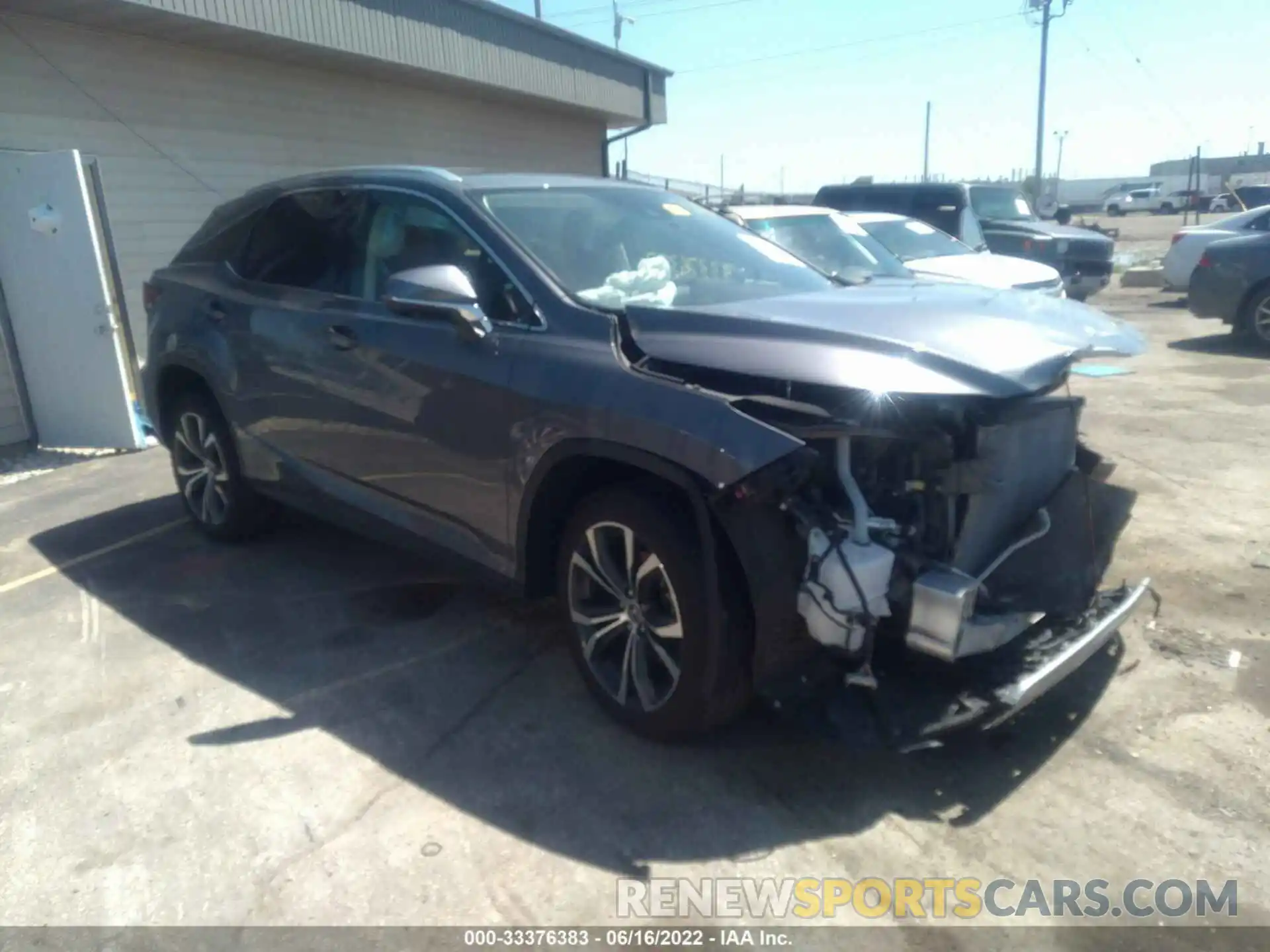 1 Photograph of a damaged car 2T2HZMDA0NC326876 LEXUS RX 2022