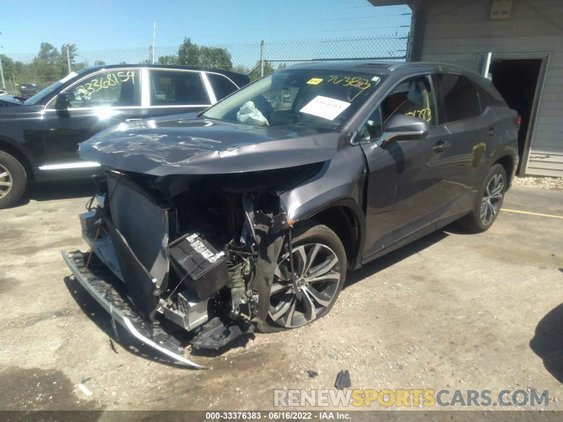 2 Photograph of a damaged car 2T2HZMDA0NC326876 LEXUS RX 2022