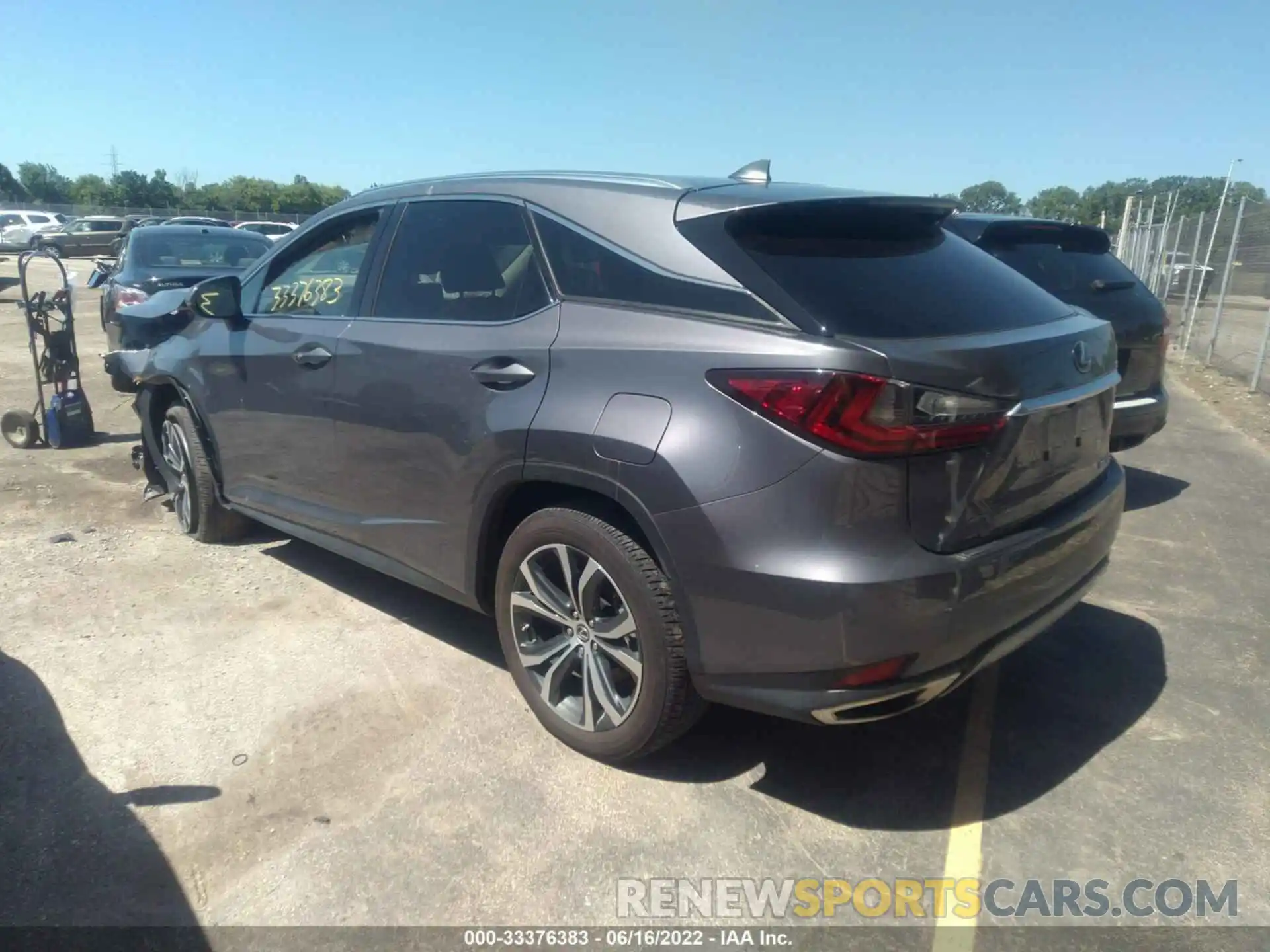 3 Photograph of a damaged car 2T2HZMDA0NC326876 LEXUS RX 2022