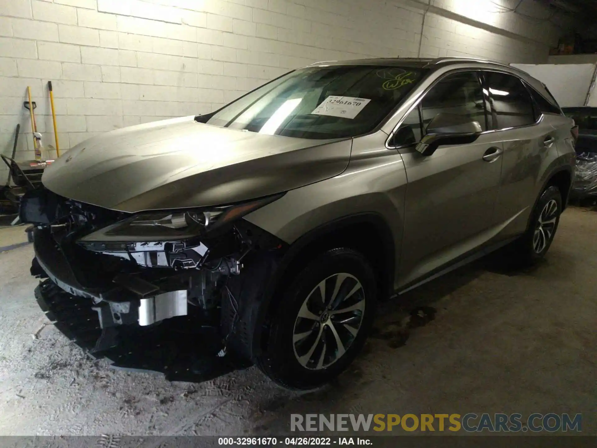 2 Photograph of a damaged car 2T2HZMDA1NC339068 LEXUS RX 2022