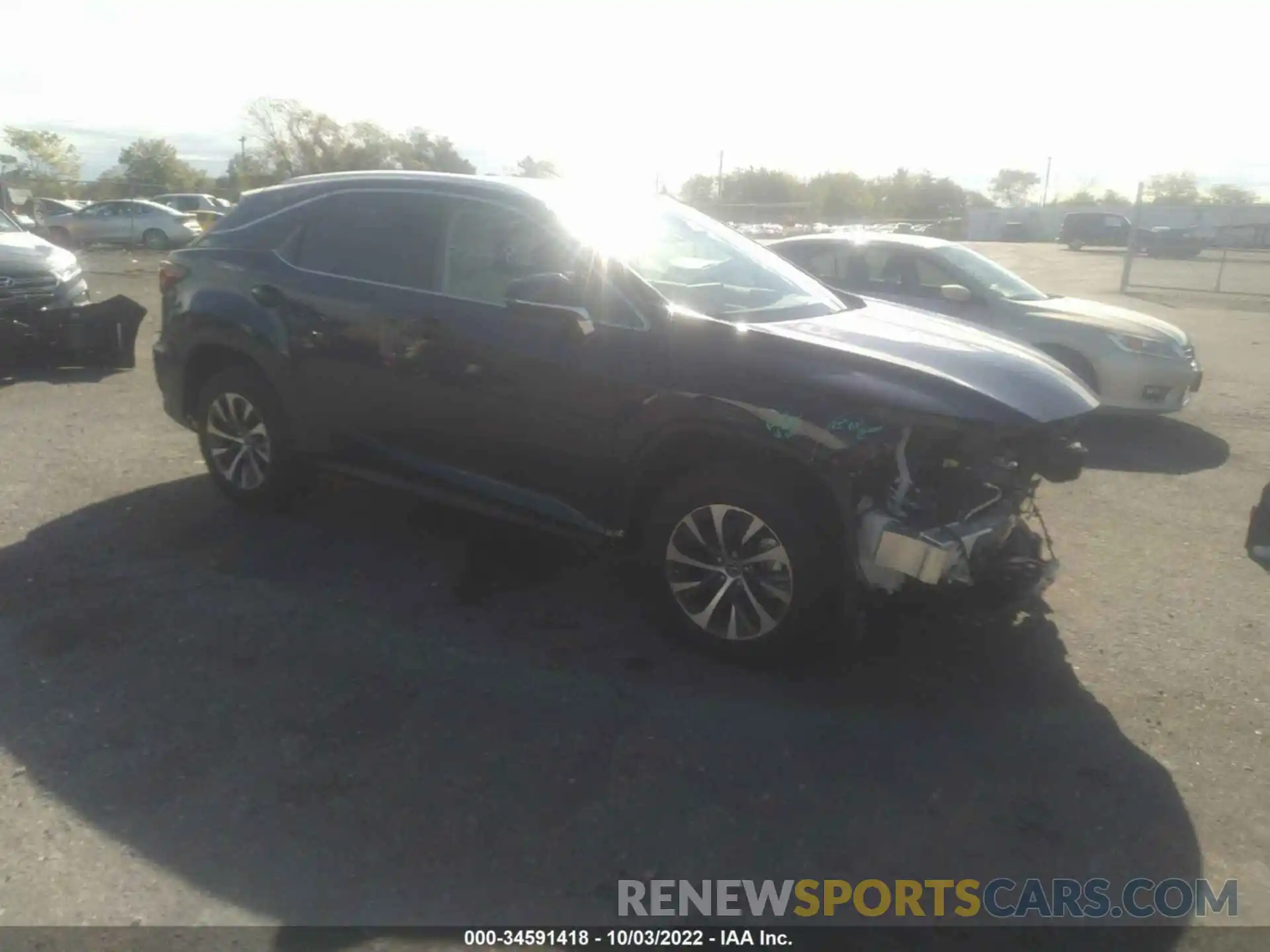 1 Photograph of a damaged car 2T2HZMDA2NC326023 LEXUS RX 2022