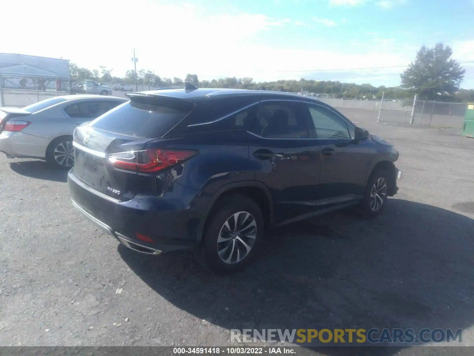 4 Photograph of a damaged car 2T2HZMDA2NC326023 LEXUS RX 2022