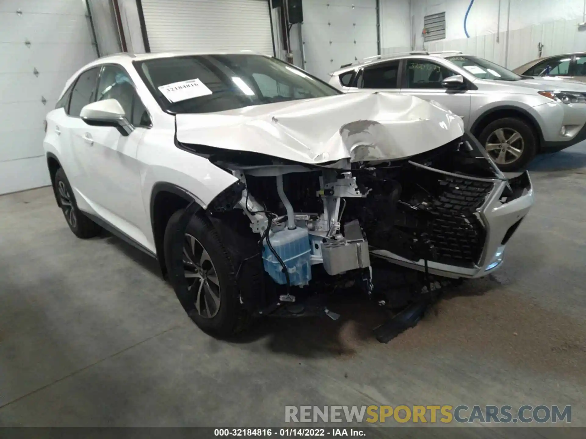 1 Photograph of a damaged car 2T2HZMDA3NC317038 LEXUS RX 2022