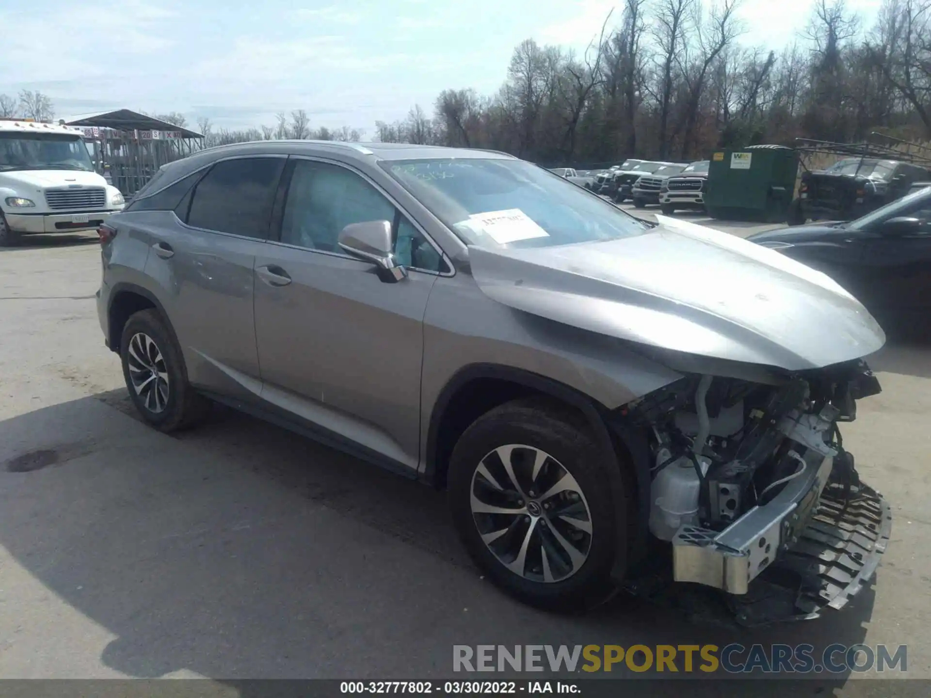 1 Photograph of a damaged car 2T2HZMDA3NC334454 LEXUS RX 2022