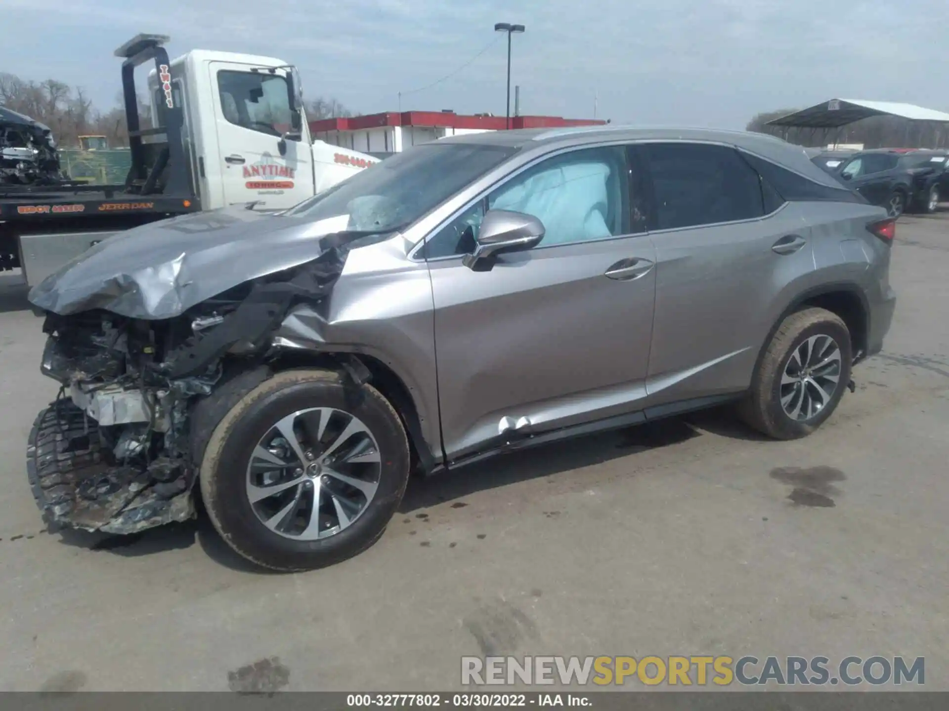 2 Photograph of a damaged car 2T2HZMDA3NC334454 LEXUS RX 2022