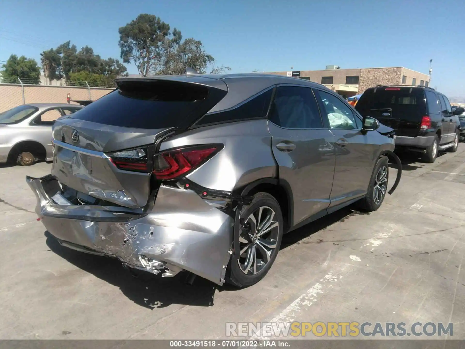 4 Photograph of a damaged car 2T2HZMDA3NC347656 LEXUS RX 2022