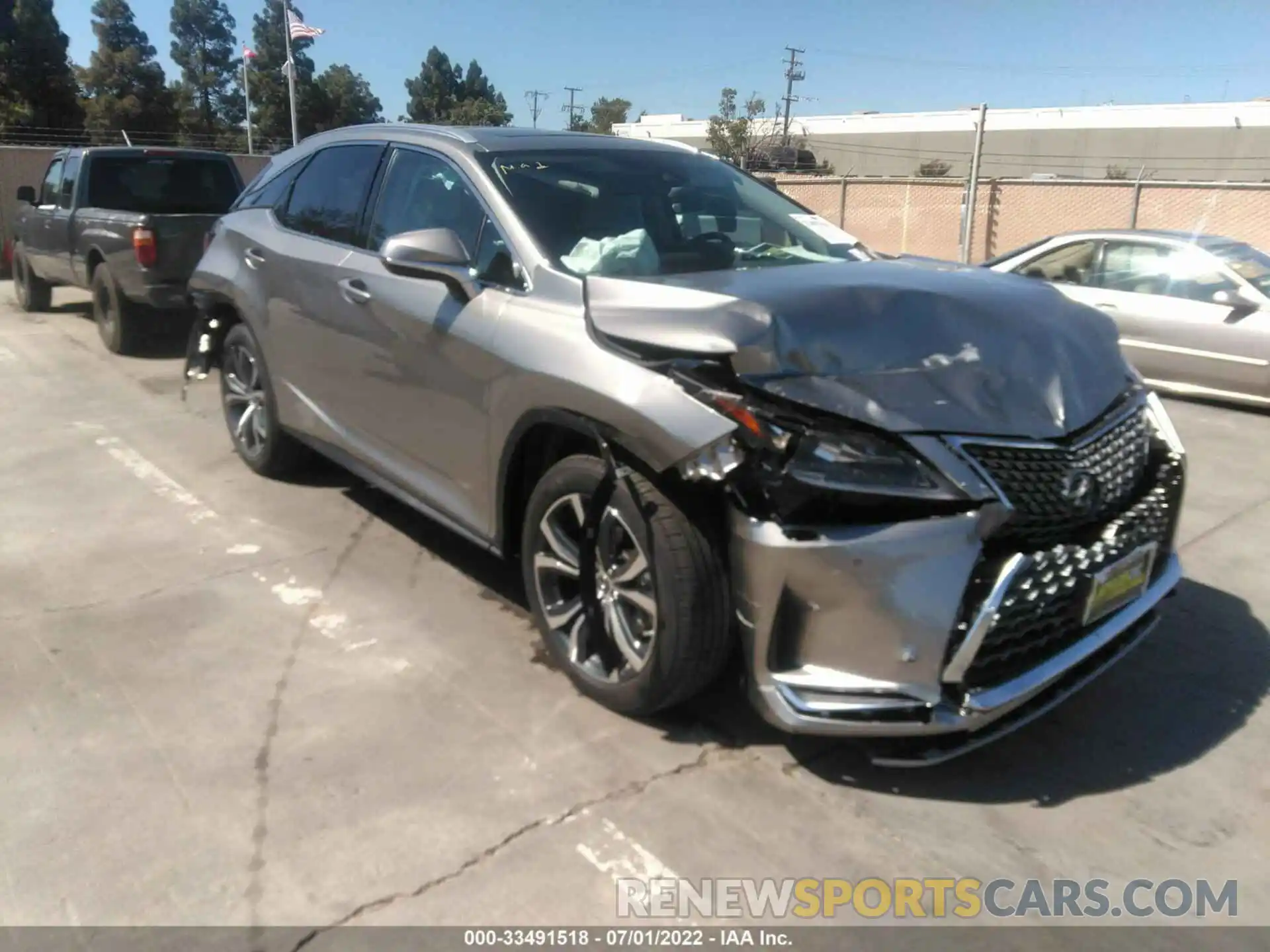 6 Фотография поврежденного автомобиля 2T2HZMDA3NC347656 LEXUS RX 2022