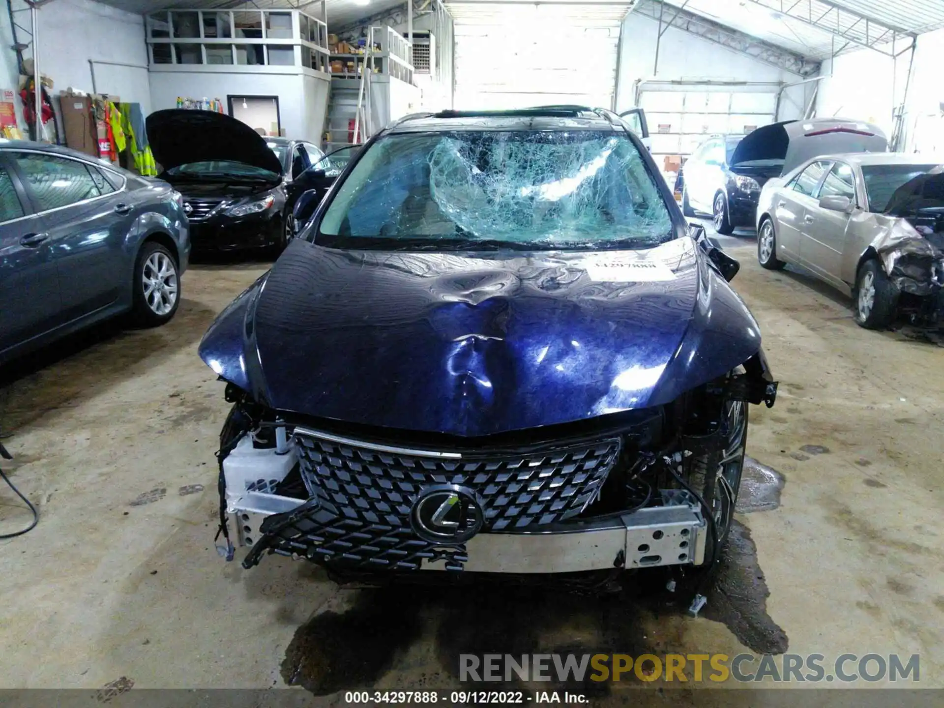 6 Photograph of a damaged car 2T2HZMDA3NC358771 LEXUS RX 2022