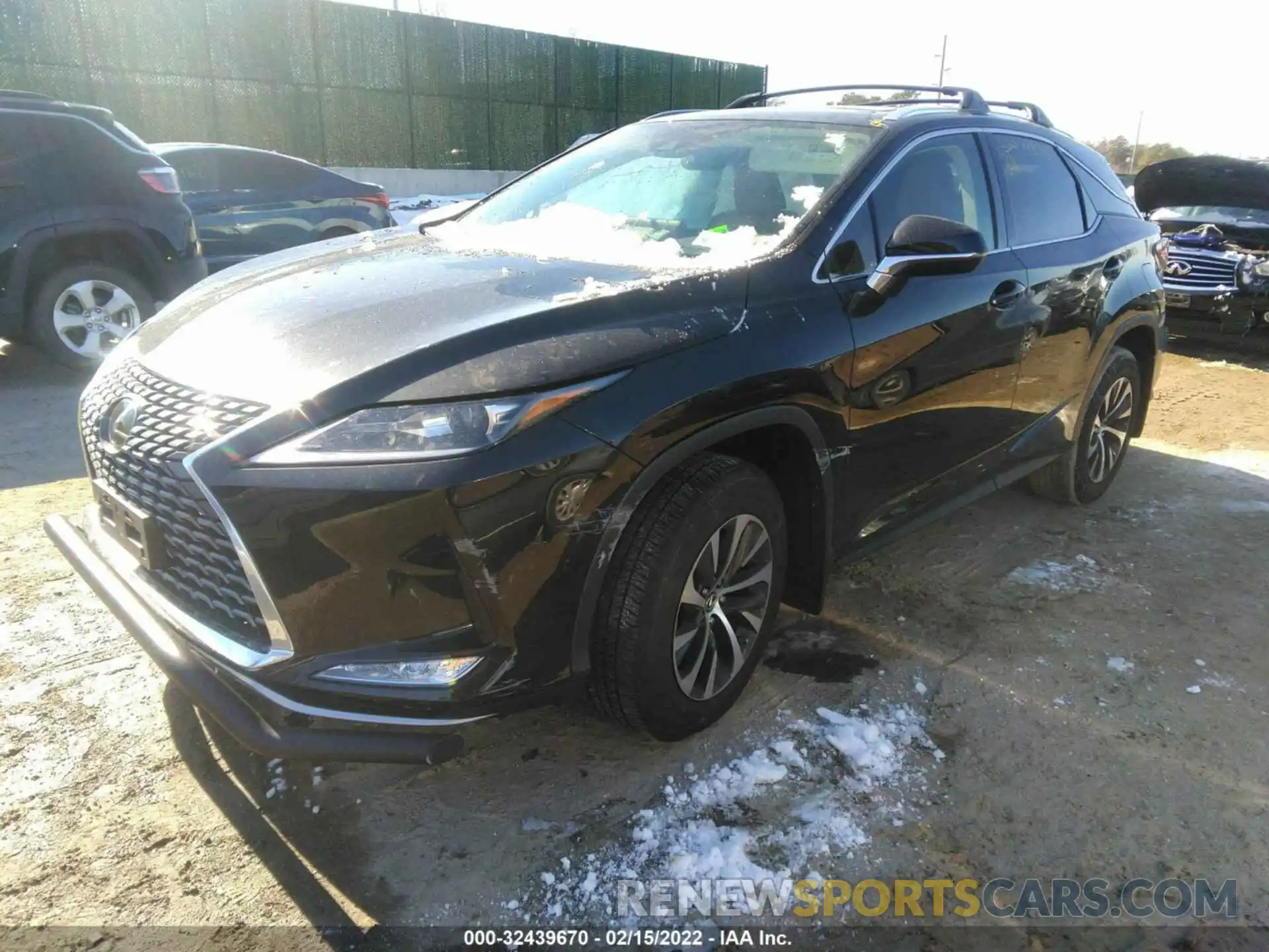 2 Photograph of a damaged car 2T2HZMDA4NC311961 LEXUS RX 2022