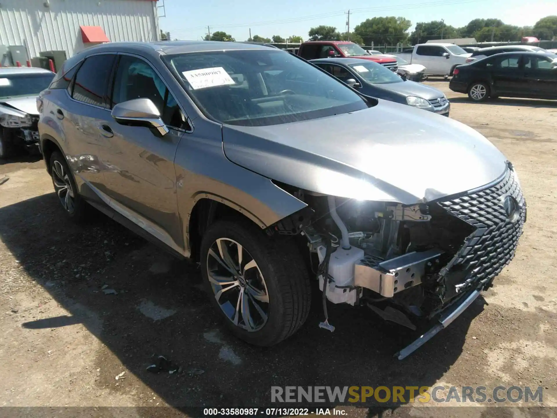 1 Photograph of a damaged car 2T2HZMDA4NC348038 LEXUS RX 2022