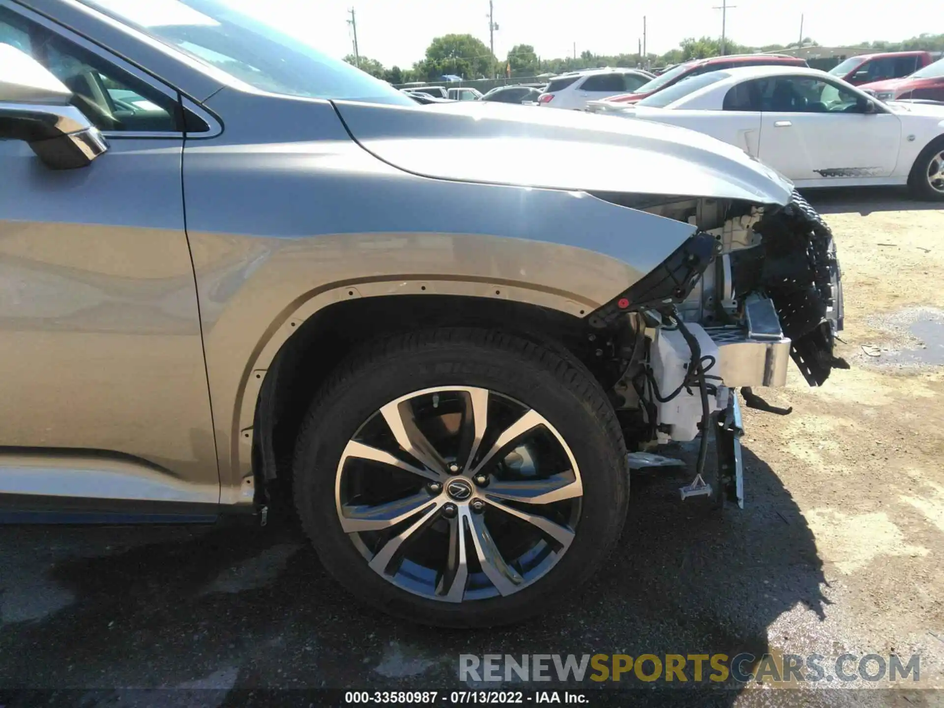 6 Photograph of a damaged car 2T2HZMDA4NC348038 LEXUS RX 2022