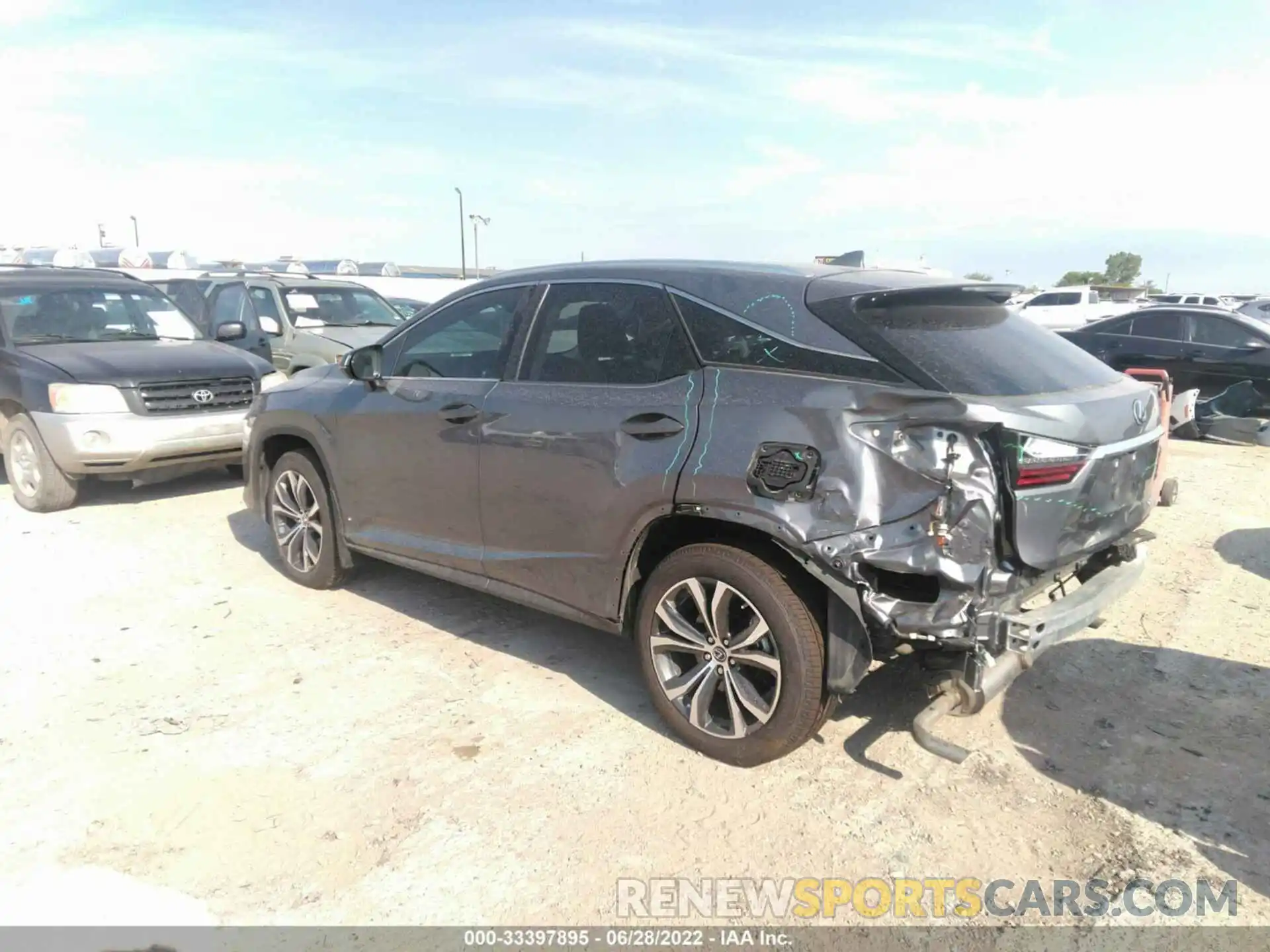 3 Photograph of a damaged car 2T2HZMDA7NC335199 LEXUS RX 2022