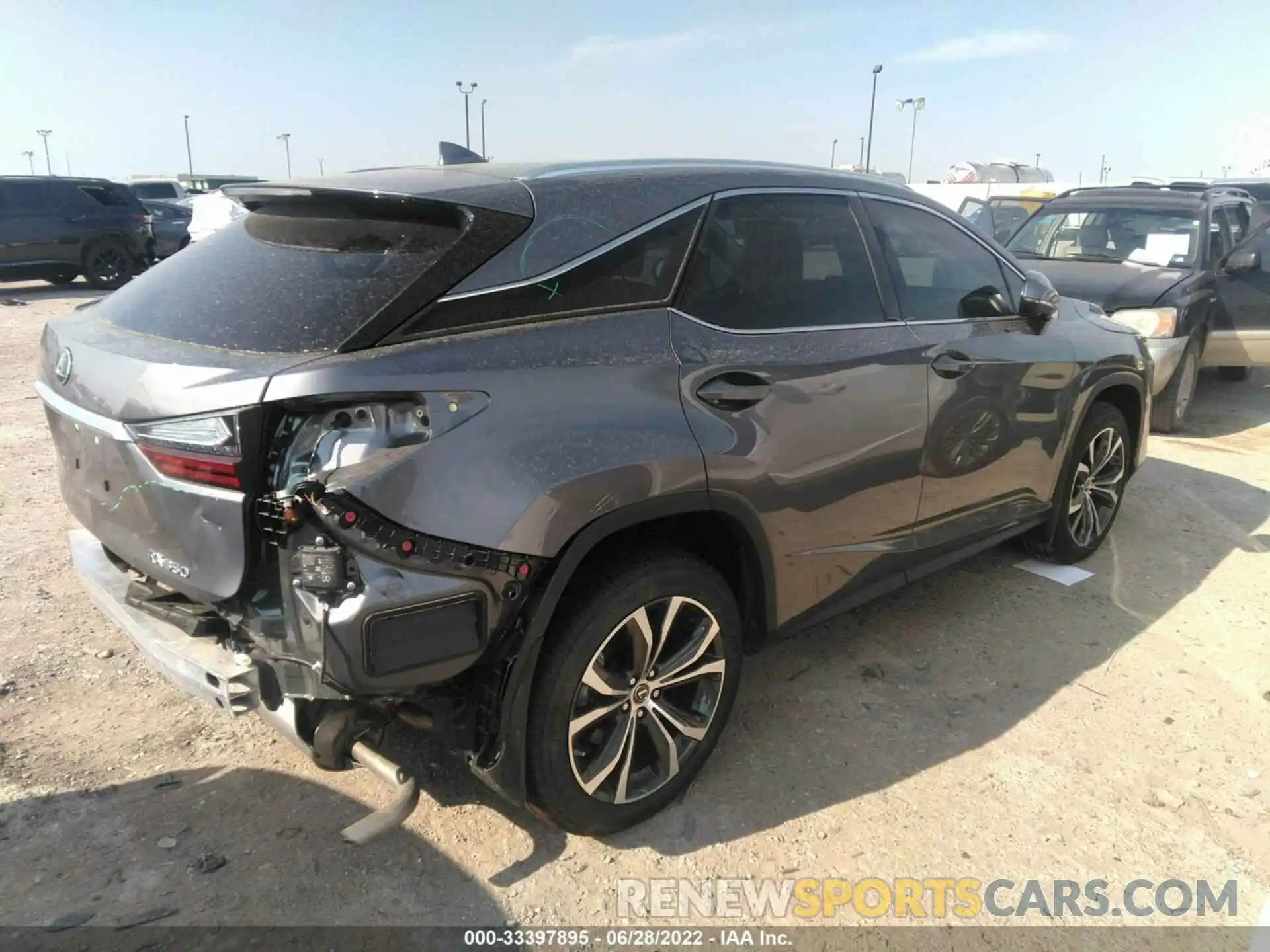 4 Photograph of a damaged car 2T2HZMDA7NC335199 LEXUS RX 2022