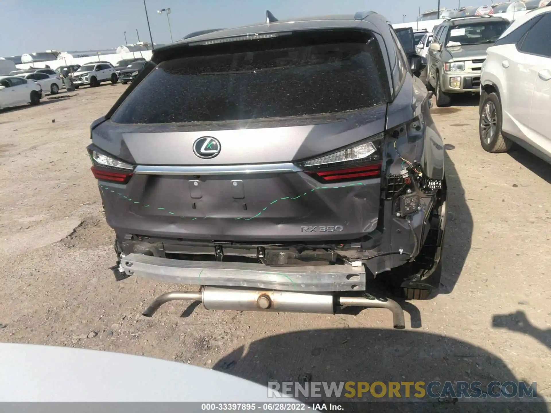 6 Photograph of a damaged car 2T2HZMDA7NC335199 LEXUS RX 2022