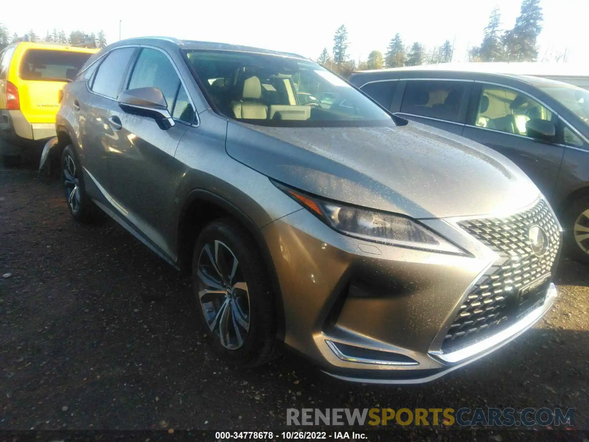 1 Photograph of a damaged car 2T2HZMDA7NC341200 LEXUS RX 2022