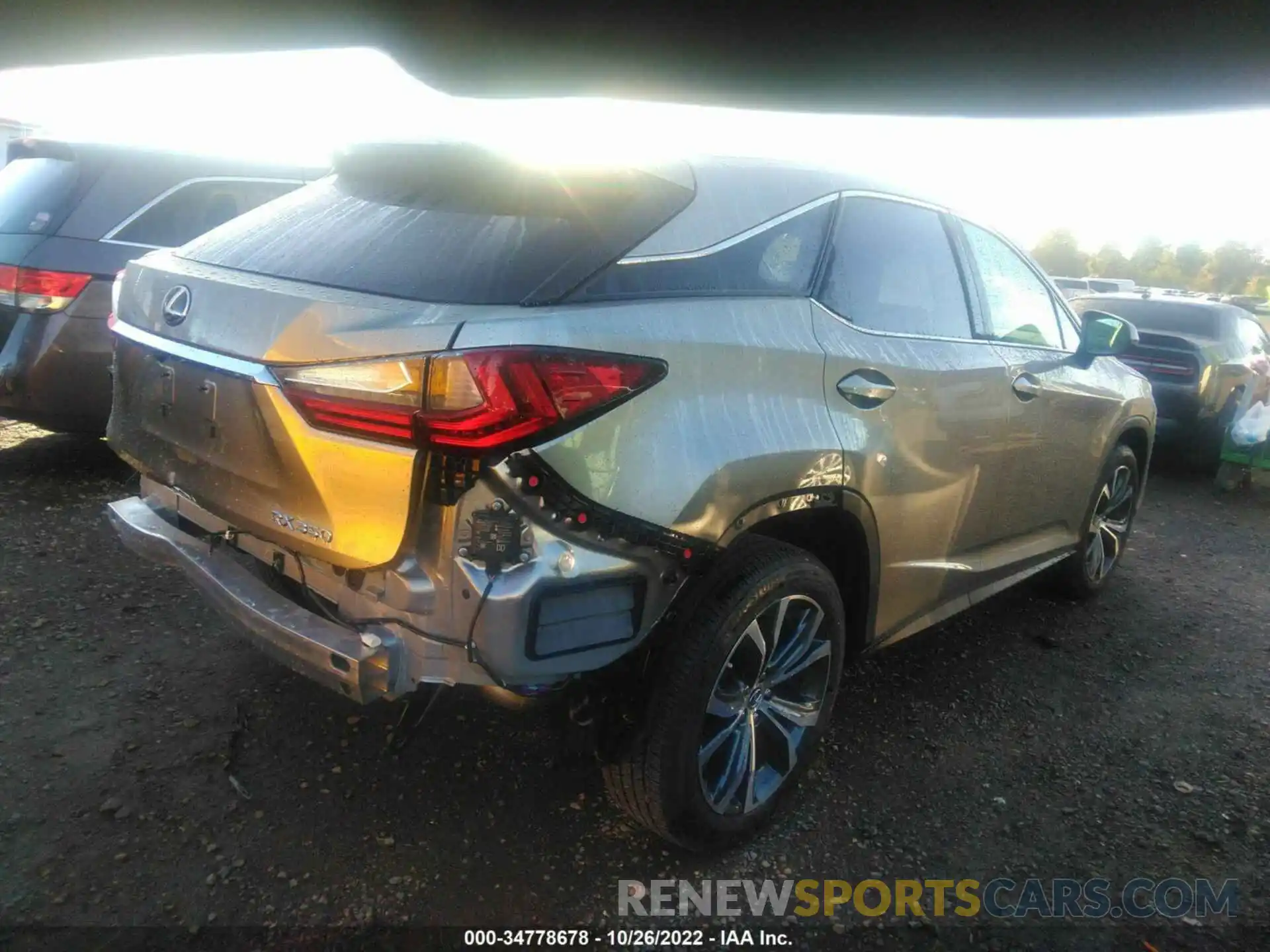 4 Photograph of a damaged car 2T2HZMDA7NC341200 LEXUS RX 2022