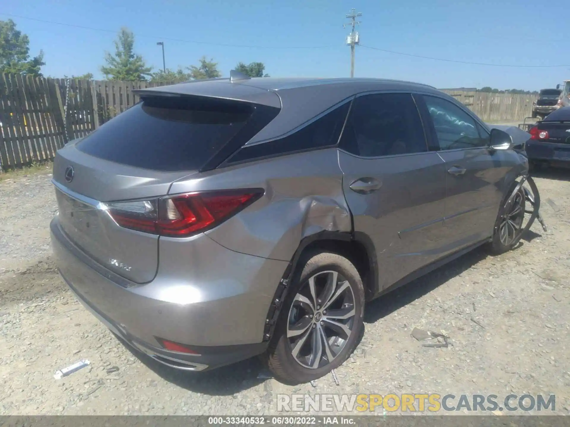 4 Photograph of a damaged car 2T2HZMDA8NC345160 LEXUS RX 2022