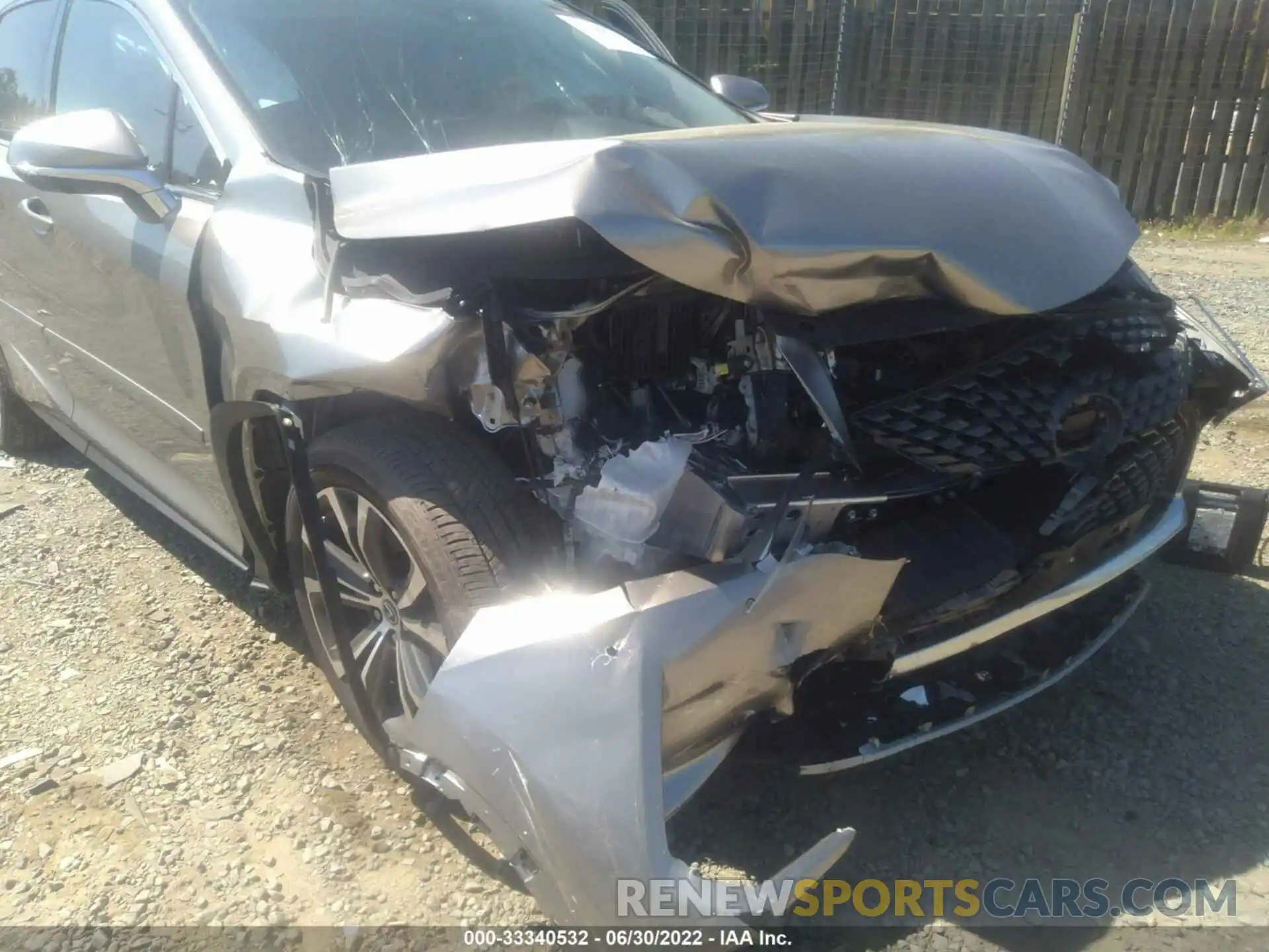 6 Photograph of a damaged car 2T2HZMDA8NC345160 LEXUS RX 2022