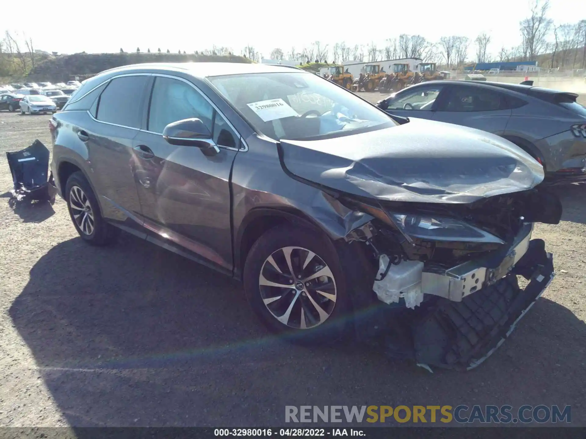 1 Photograph of a damaged car 2T2HZMDA9NC335348 LEXUS RX 2022