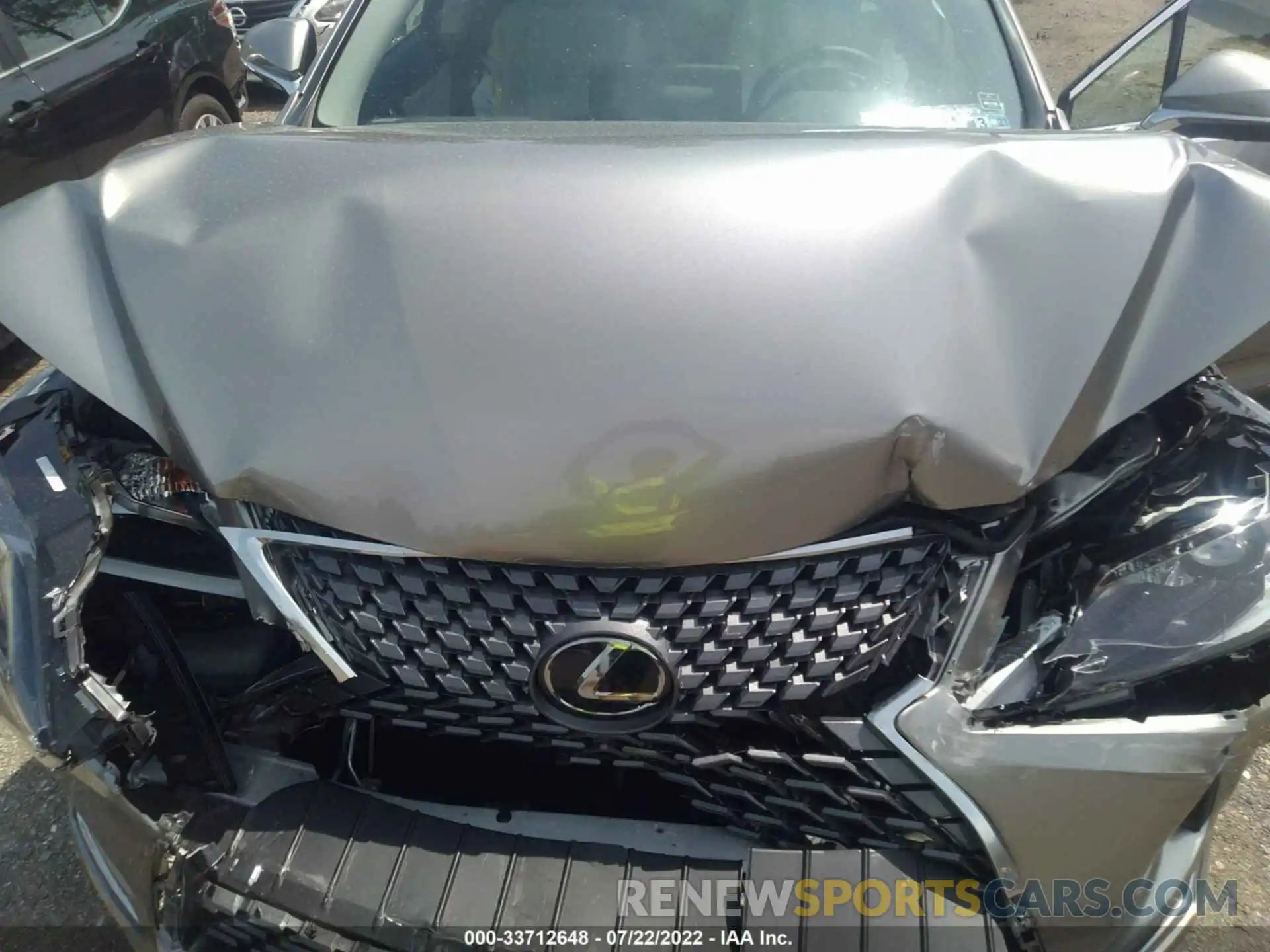 10 Photograph of a damaged car 2T2HZMDA9NC337469 LEXUS RX 2022