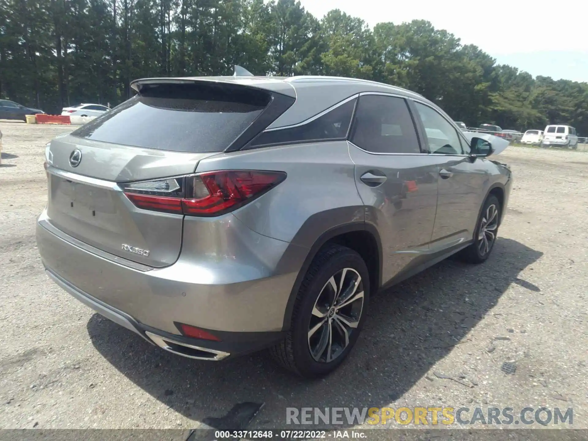 4 Photograph of a damaged car 2T2HZMDA9NC337469 LEXUS RX 2022