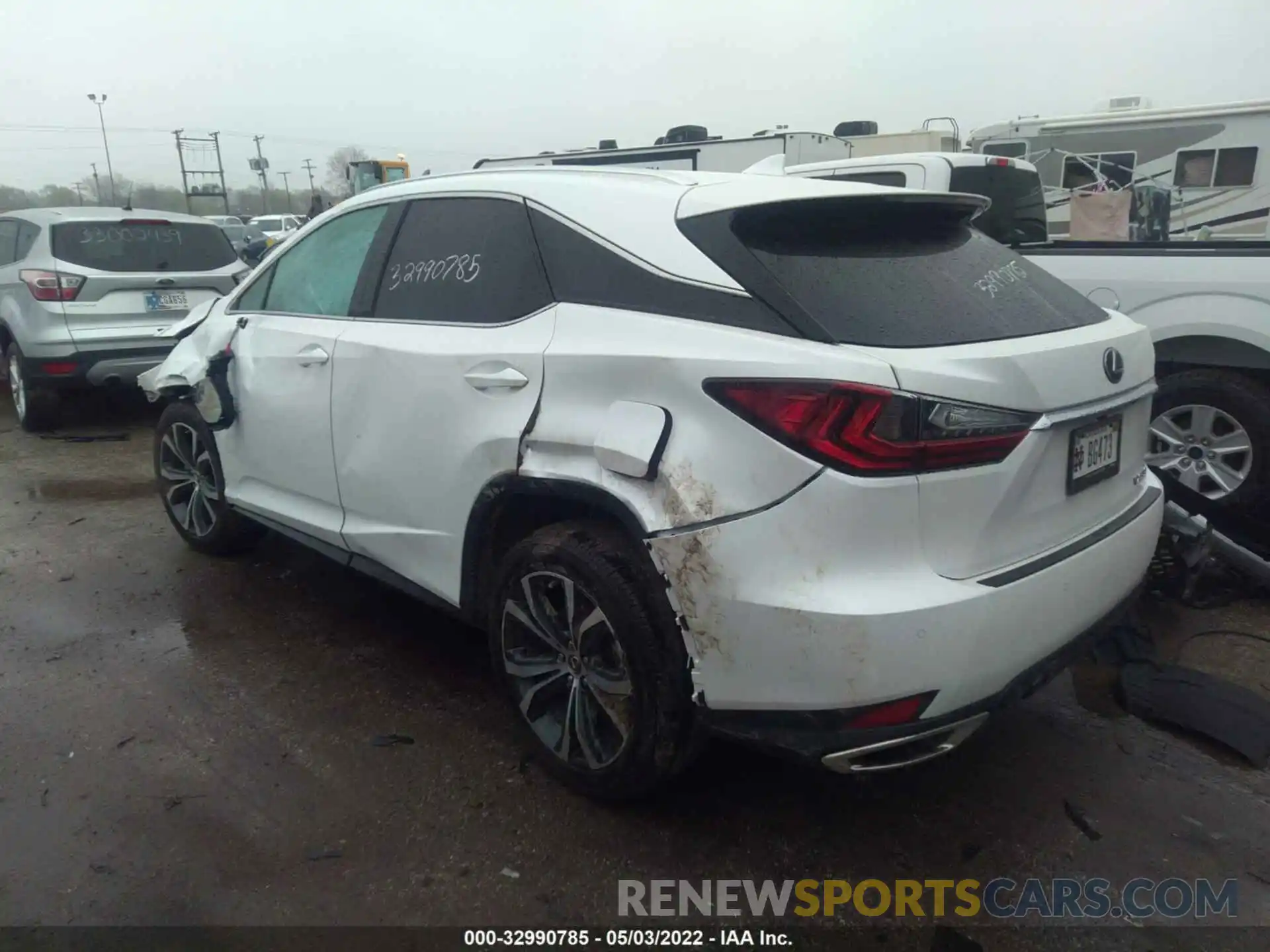 3 Photograph of a damaged car 2T2HZMDAXNC338193 LEXUS RX 2022