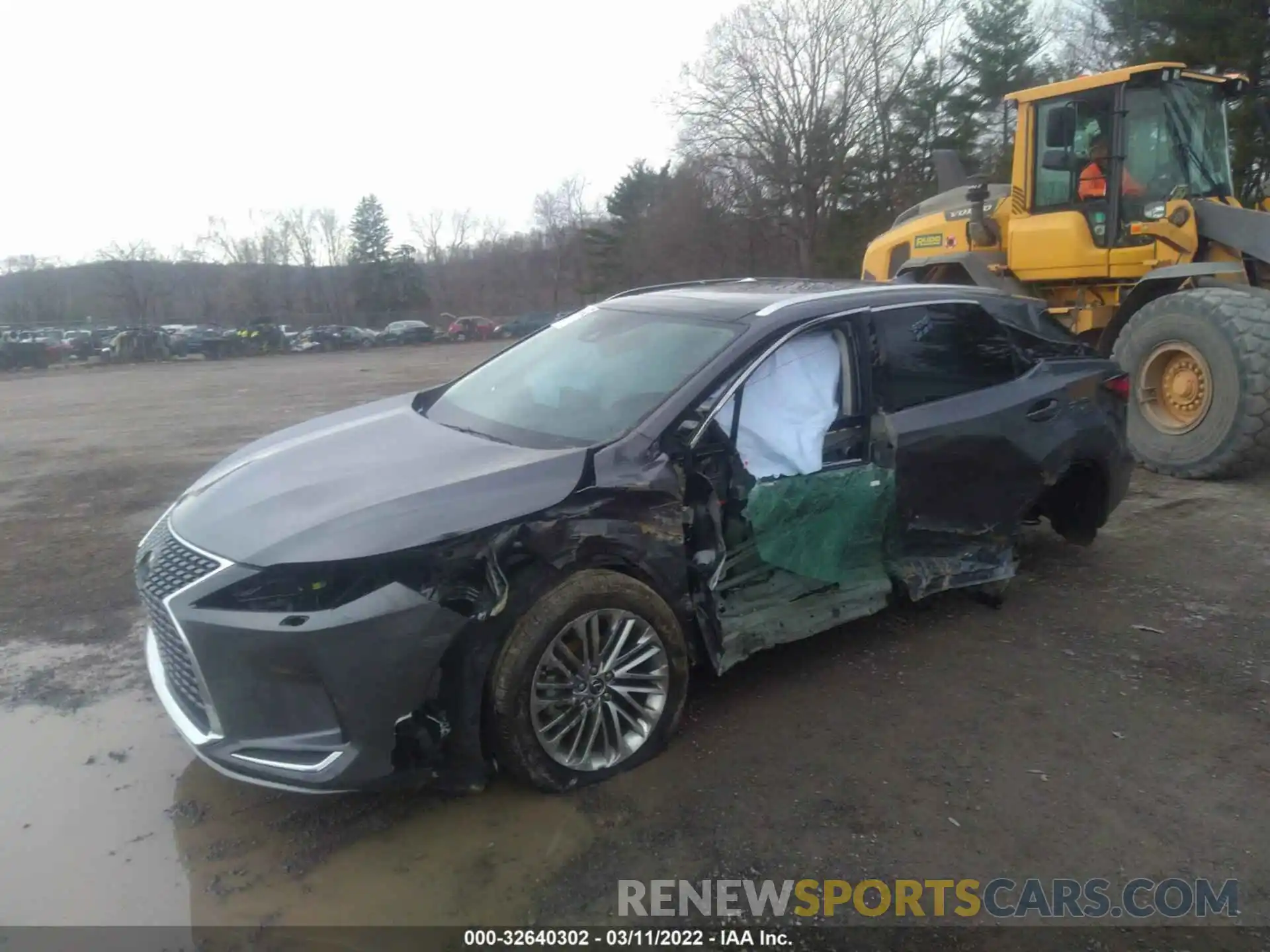 2 Photograph of a damaged car 2T2JGMDA6NC074316 LEXUS RX 2022