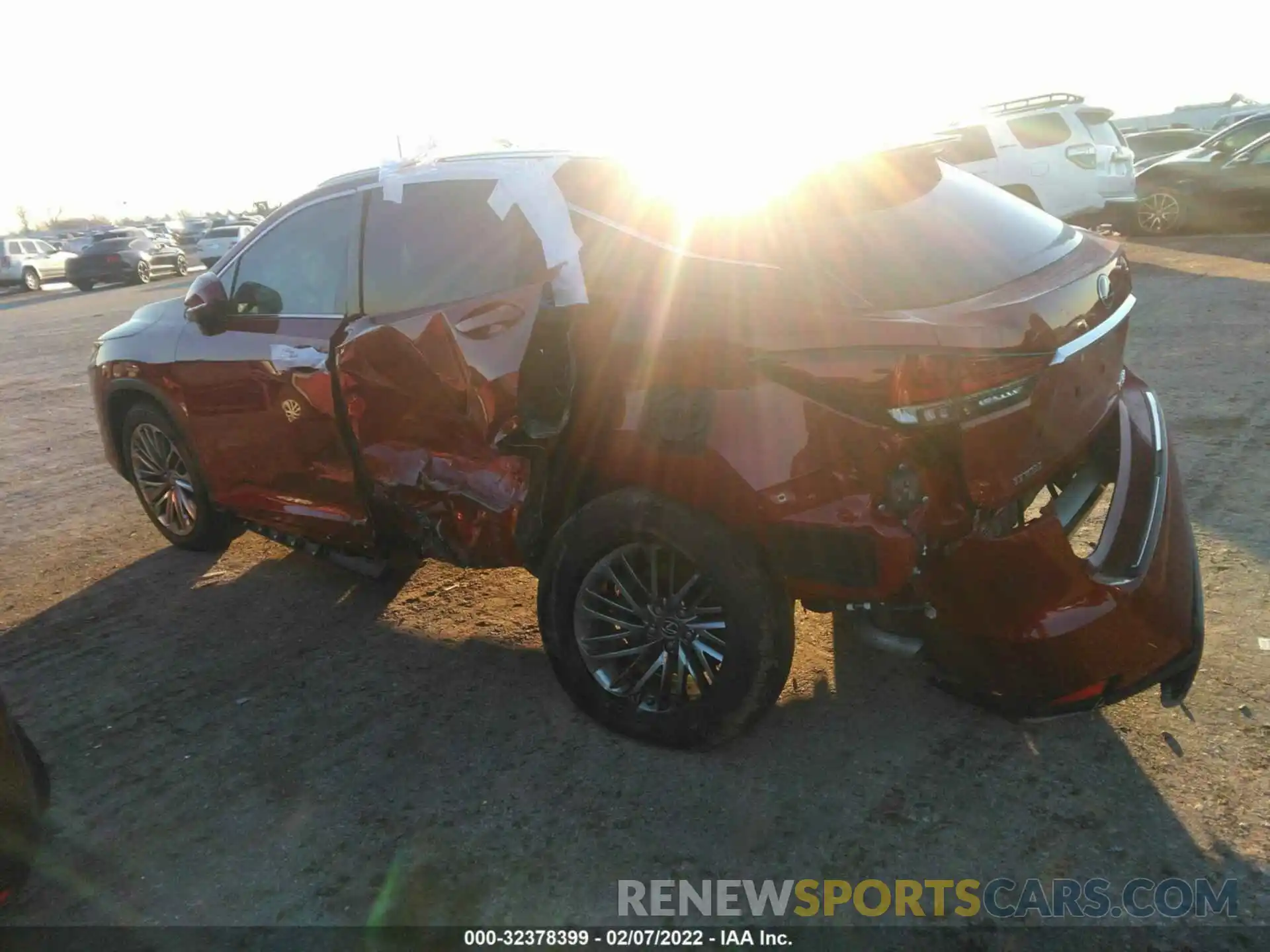 3 Photograph of a damaged car 2T2JZMAA2NC229023 LEXUS RX 2022