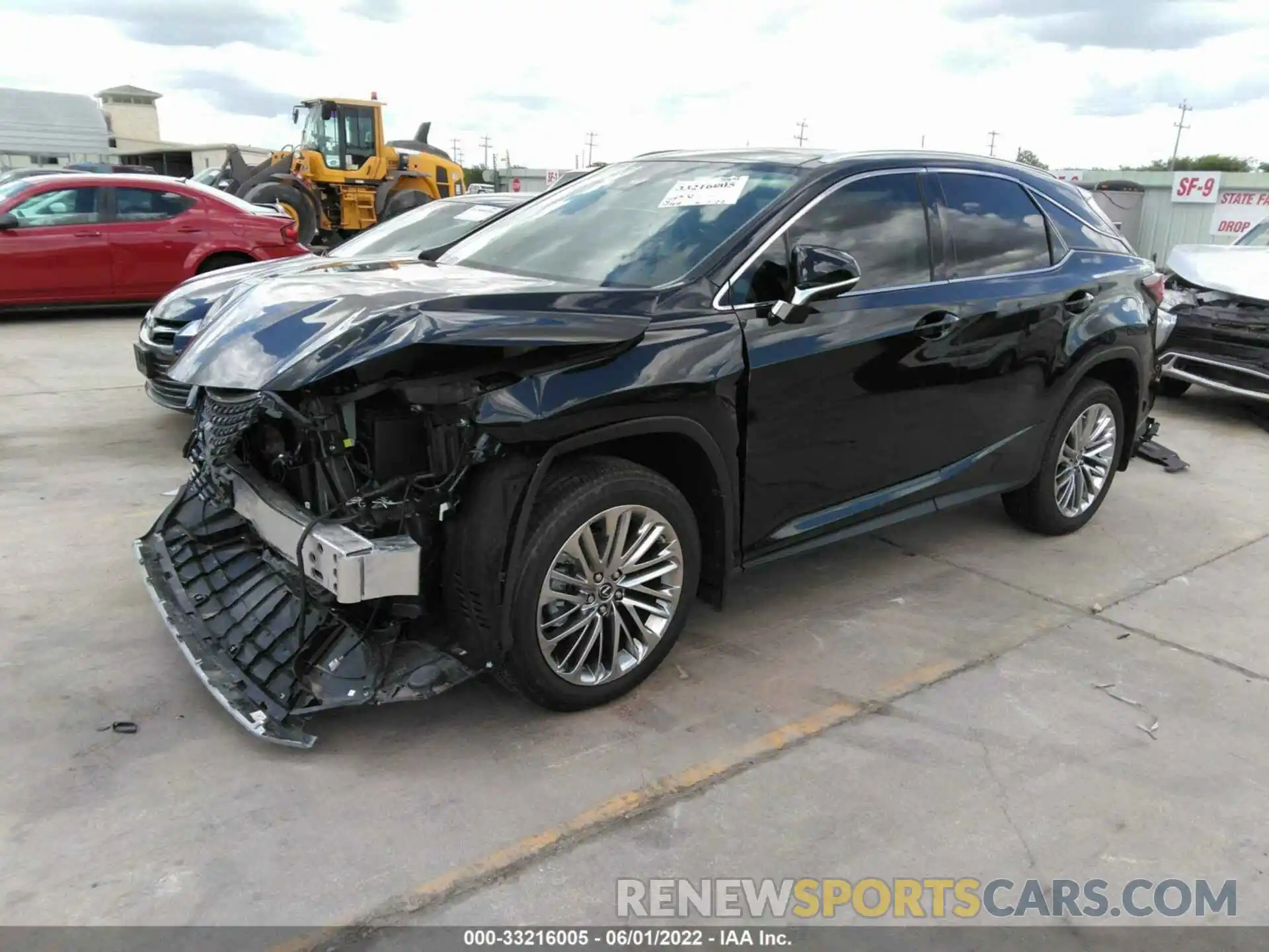 2 Фотография поврежденного автомобиля 2T2JZMDA7NC339402 LEXUS RX 2022