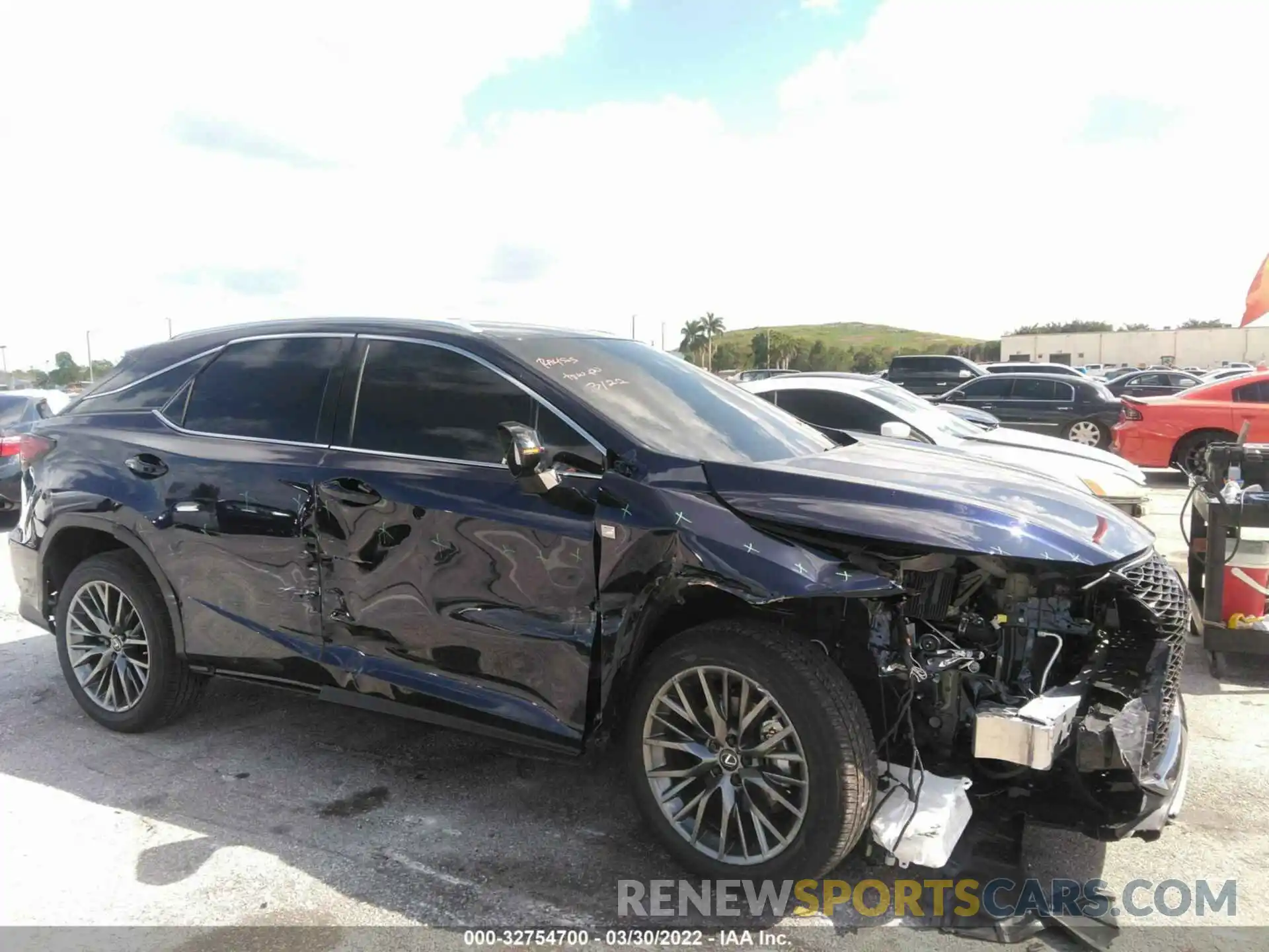 6 Фотография поврежденного автомобиля 2T2SZMAAXNC234362 LEXUS RX 2022