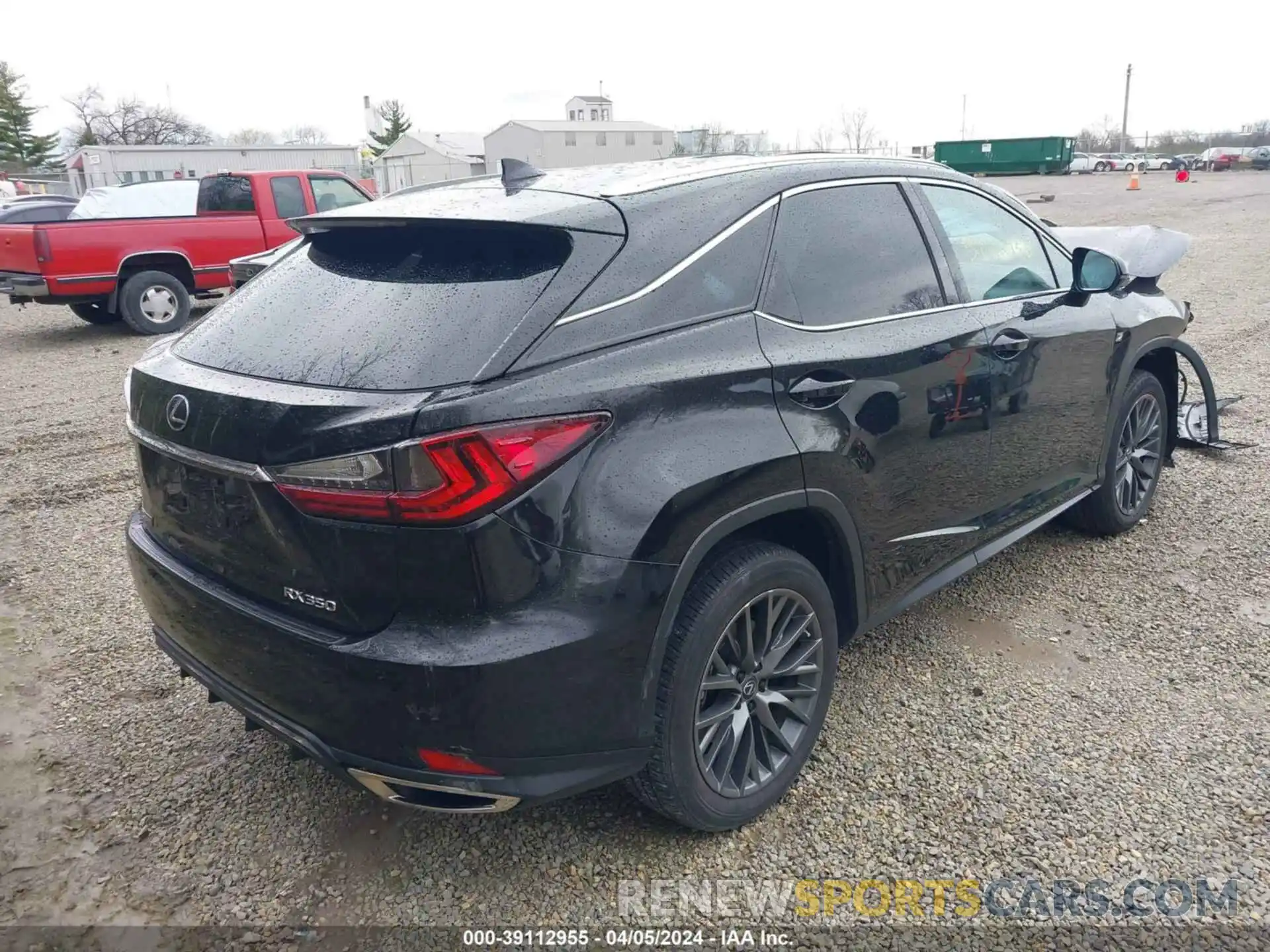 4 Photograph of a damaged car 2T2SZMDA6NC309604 LEXUS RX 2022