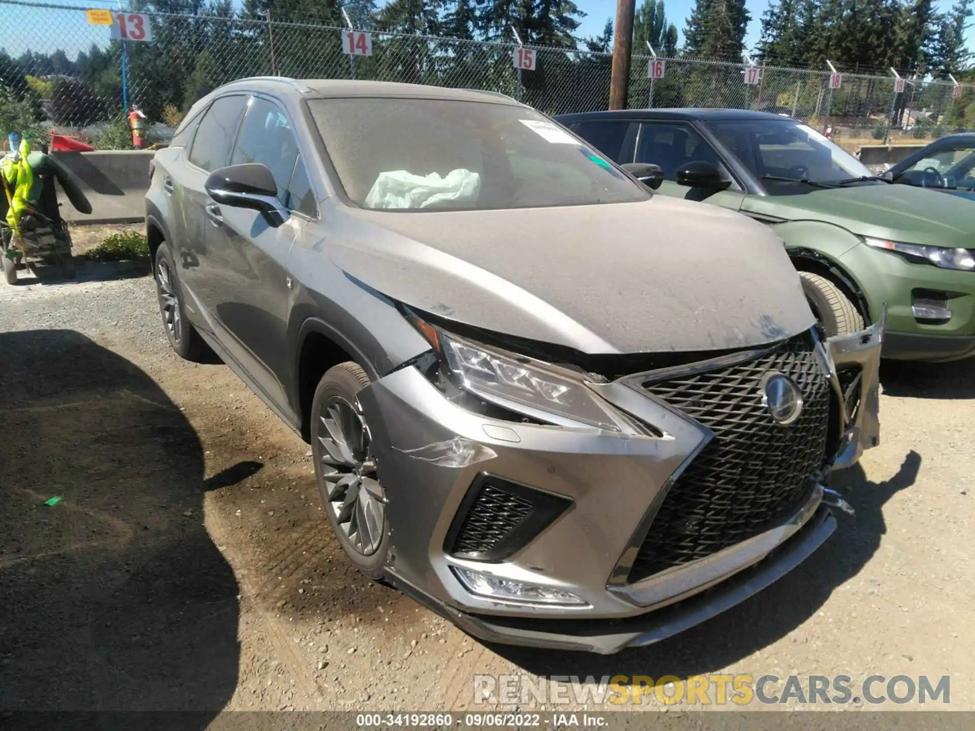 1 Photograph of a damaged car 2T2YGMDA5NC081143 LEXUS RX 2022