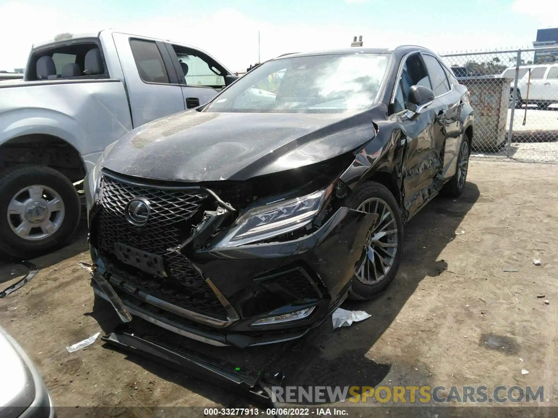 2 Photograph of a damaged car 2T2YZMDA2NC322120 LEXUS RX 2022