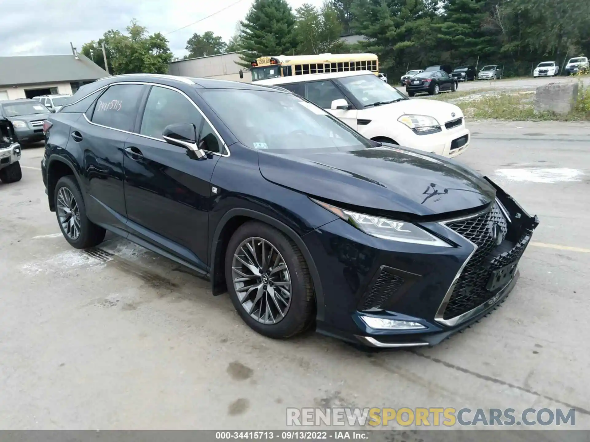 1 Photograph of a damaged car 2T2YZMDA3NC350931 LEXUS RX 2022