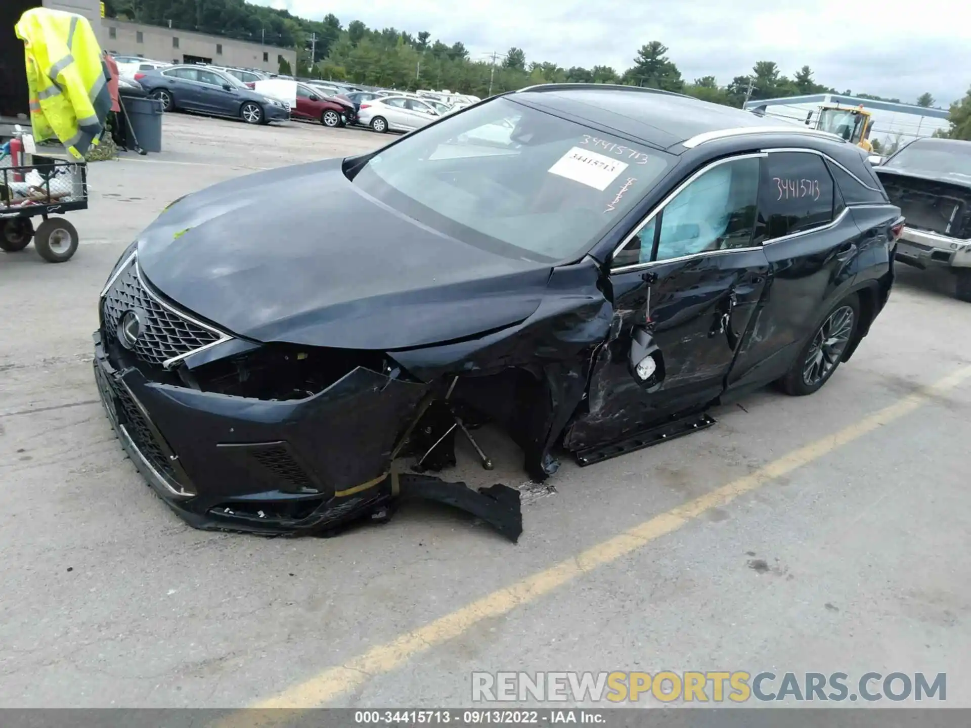 2 Photograph of a damaged car 2T2YZMDA3NC350931 LEXUS RX 2022