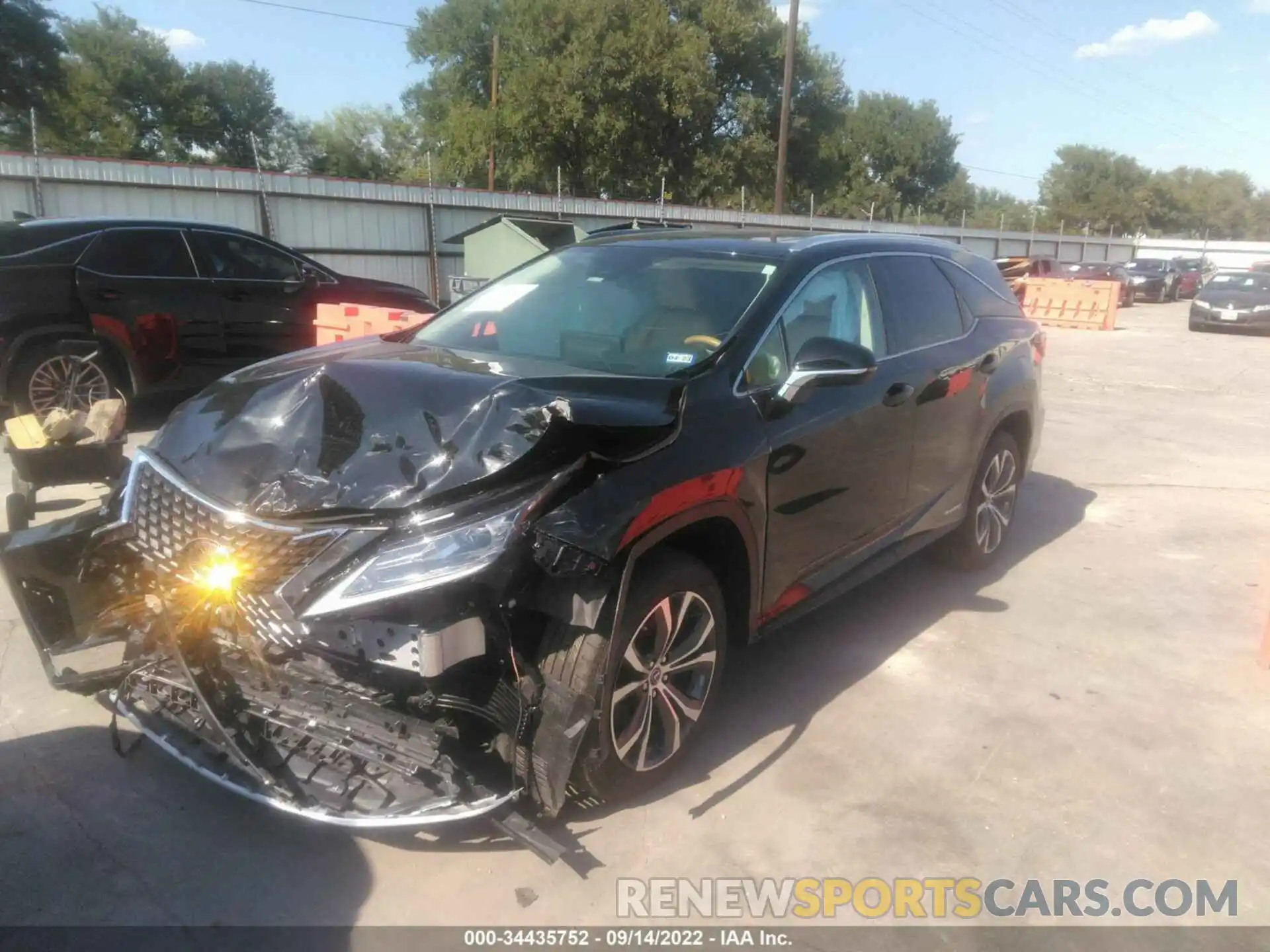 2 Photograph of a damaged car JTJHGKFA0N2023457 LEXUS RX 2022