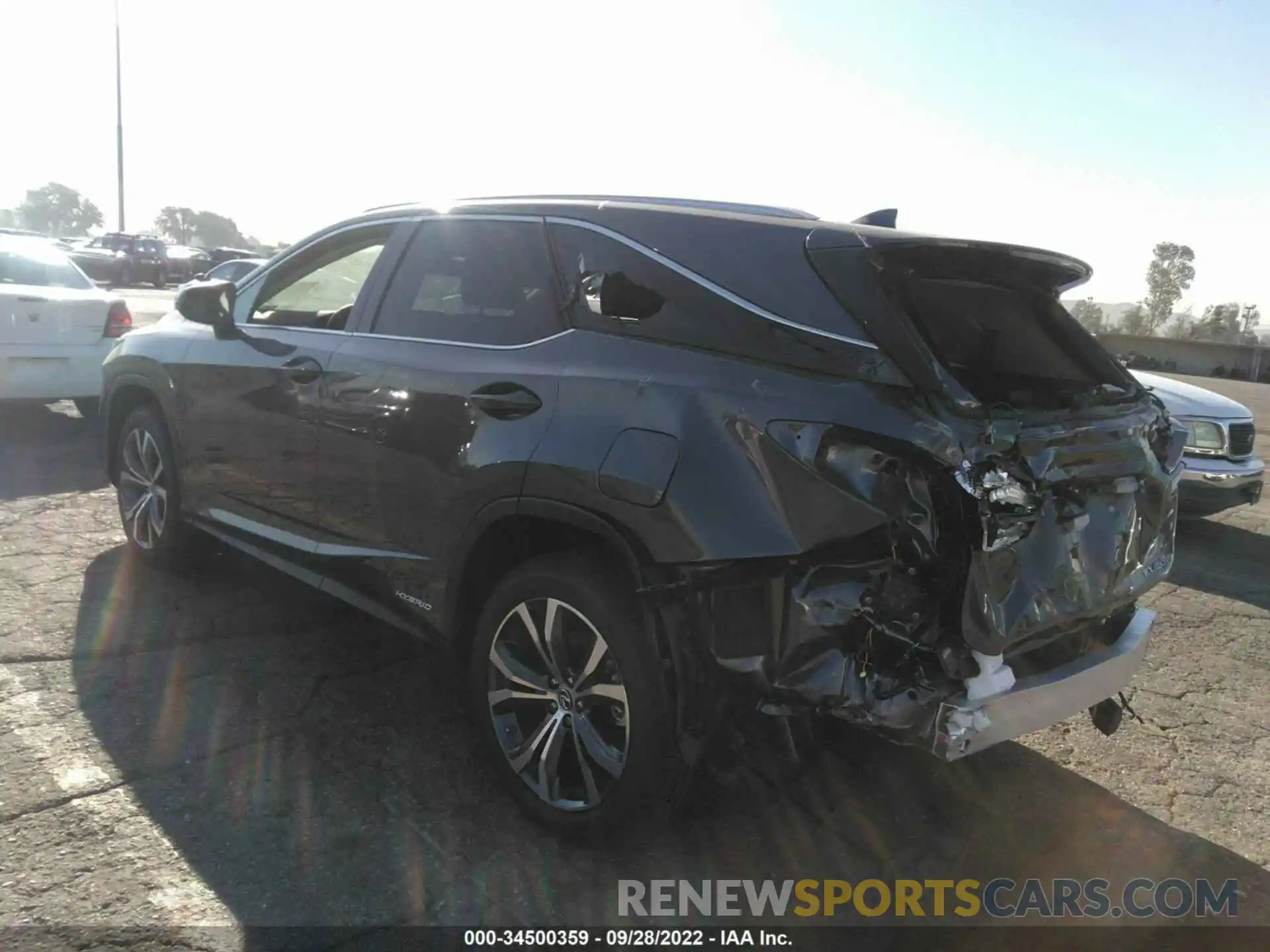 3 Photograph of a damaged car JTJHGKFAXN2026883 LEXUS RX 2022