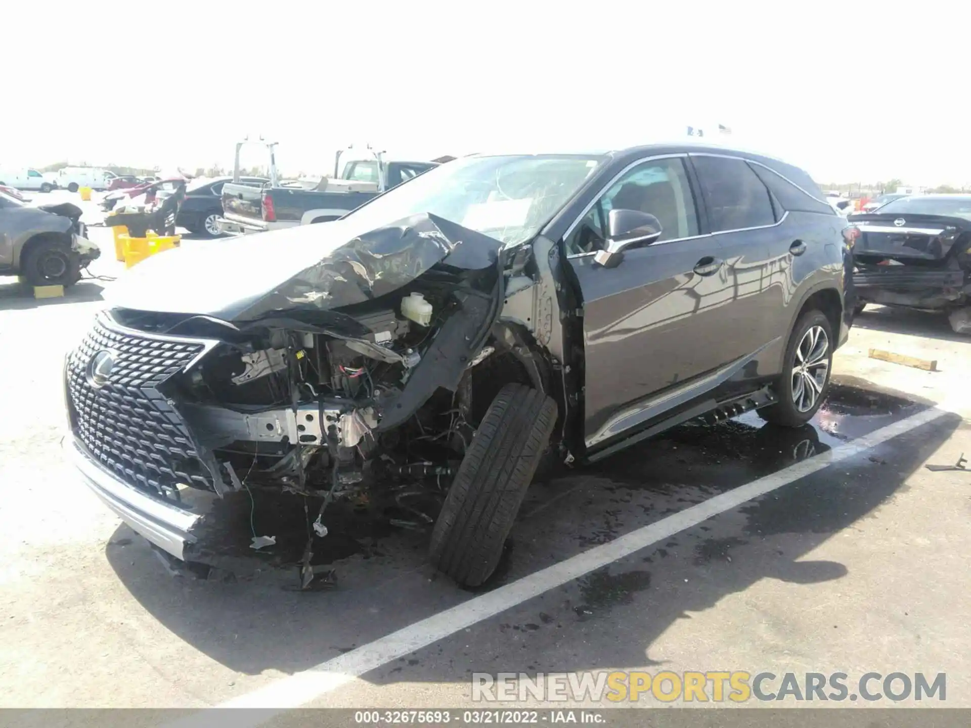 2 Фотография поврежденного автомобиля JTJHZKEA0N2023809 LEXUS RX 2022